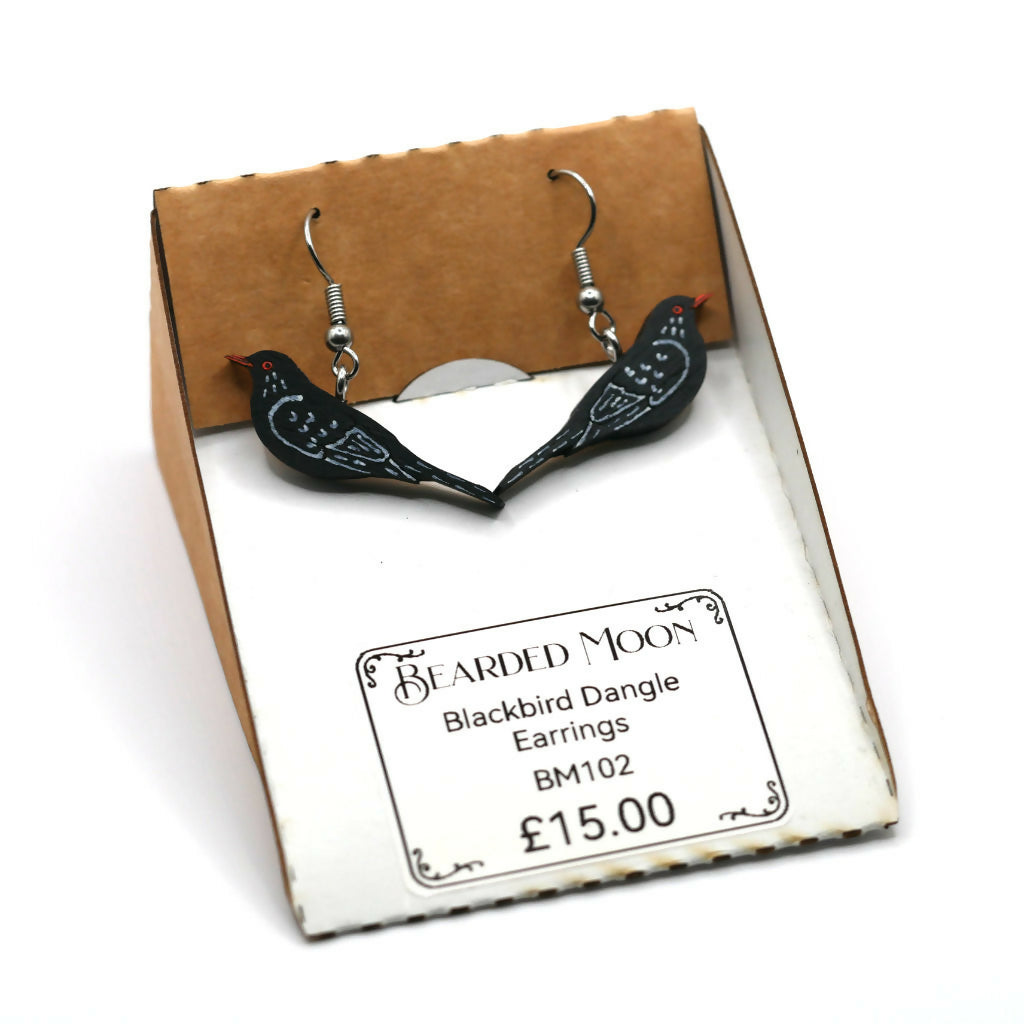 Blackbird Dangle Earrings
