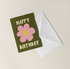 Happy Birthday Flower Card