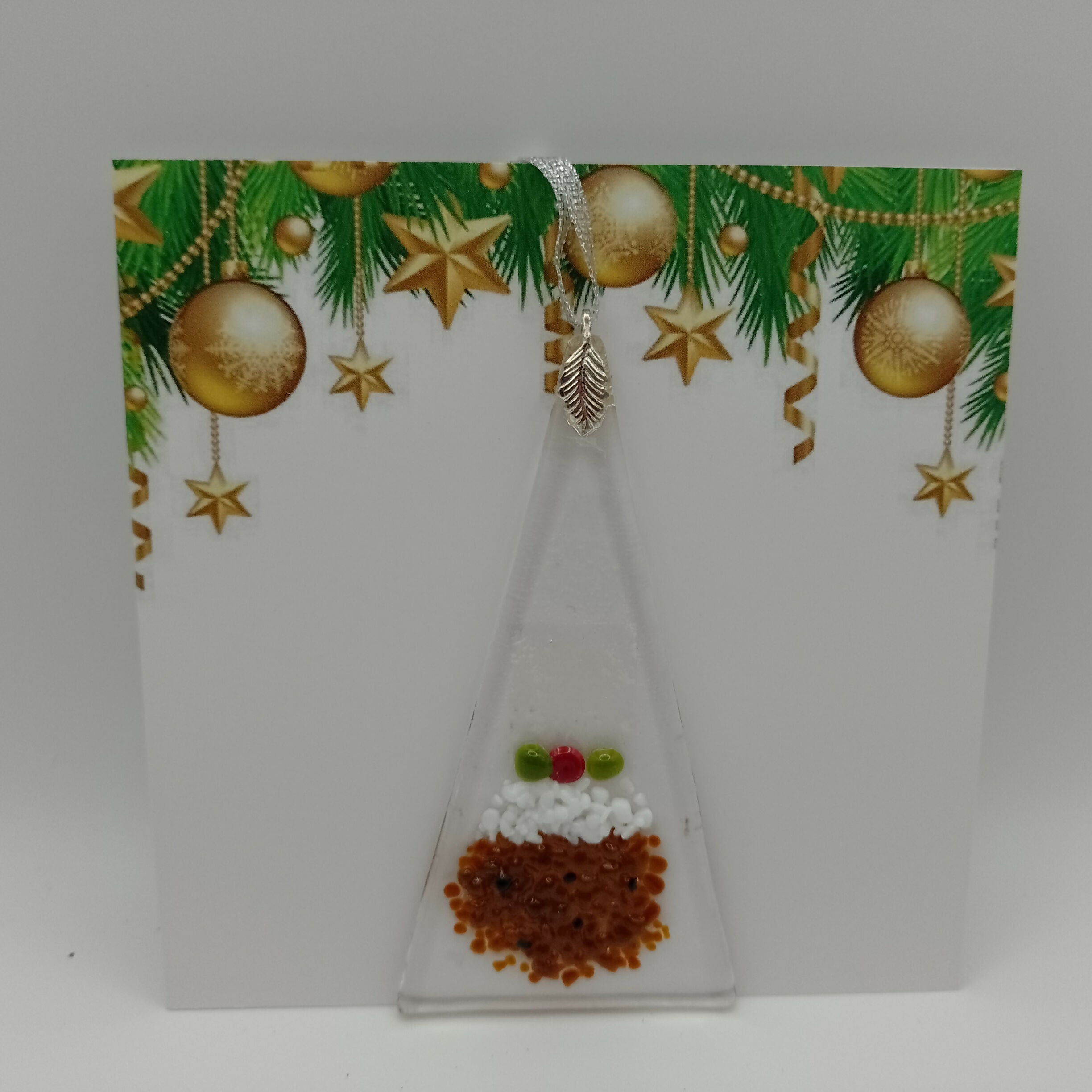 Fused Glass Christmas Card