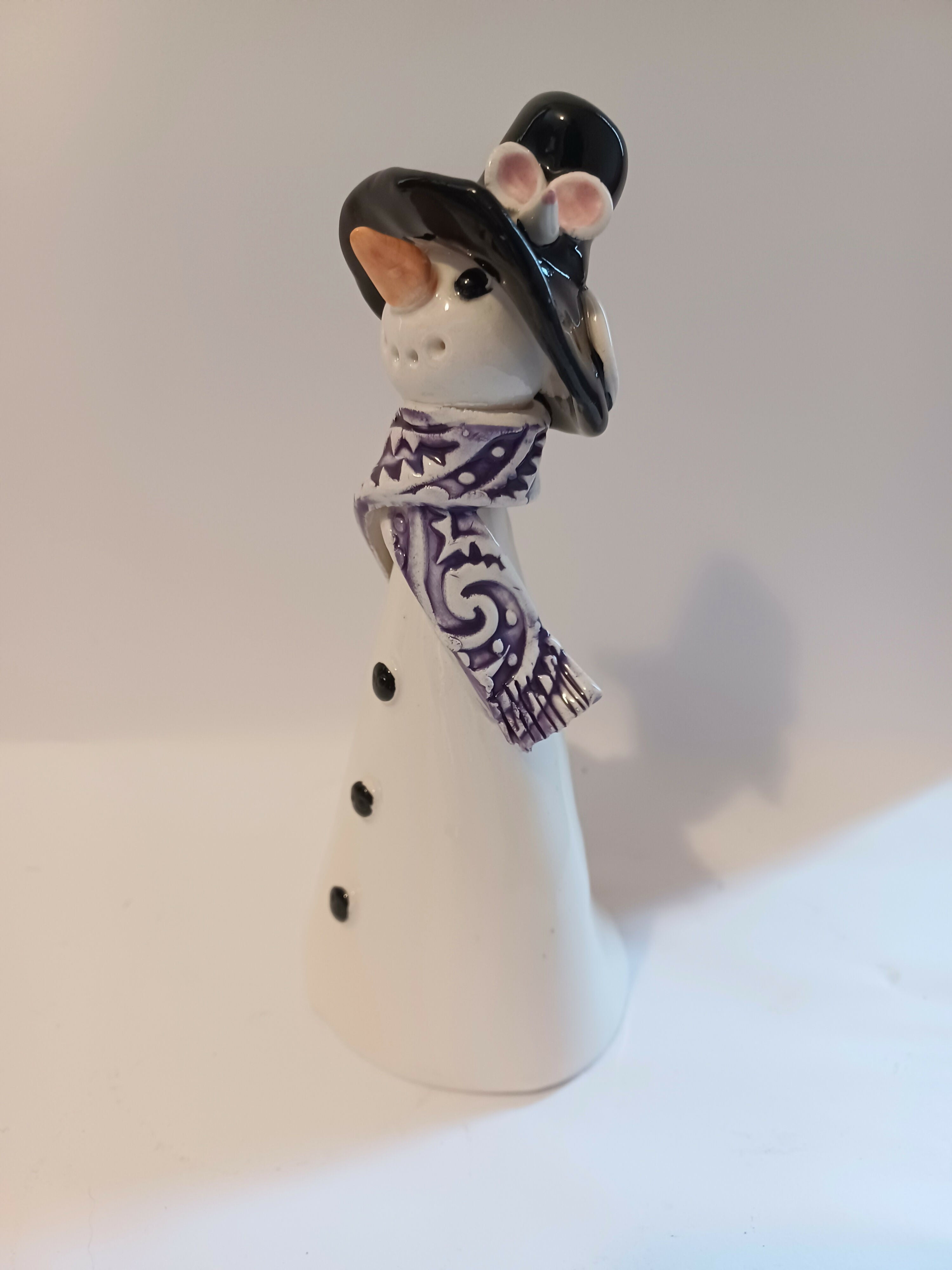 Tall Ceramic Angel or Snowman