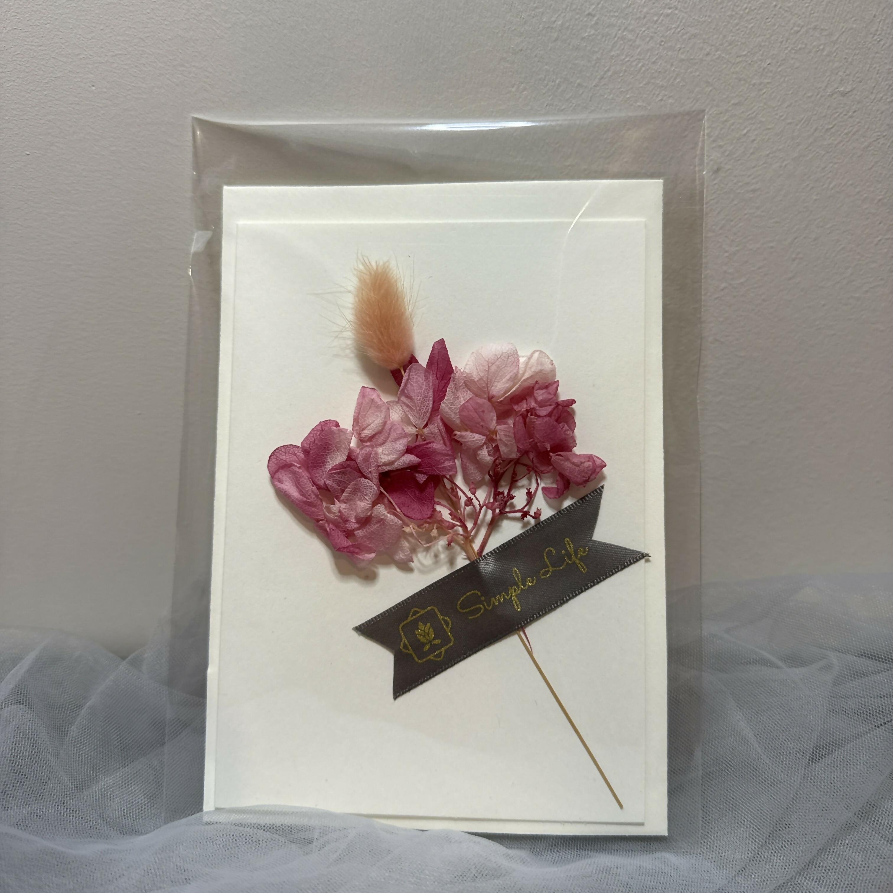 Preserved Flower Greeting Card