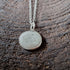 Beach Stone and Silver Pendant