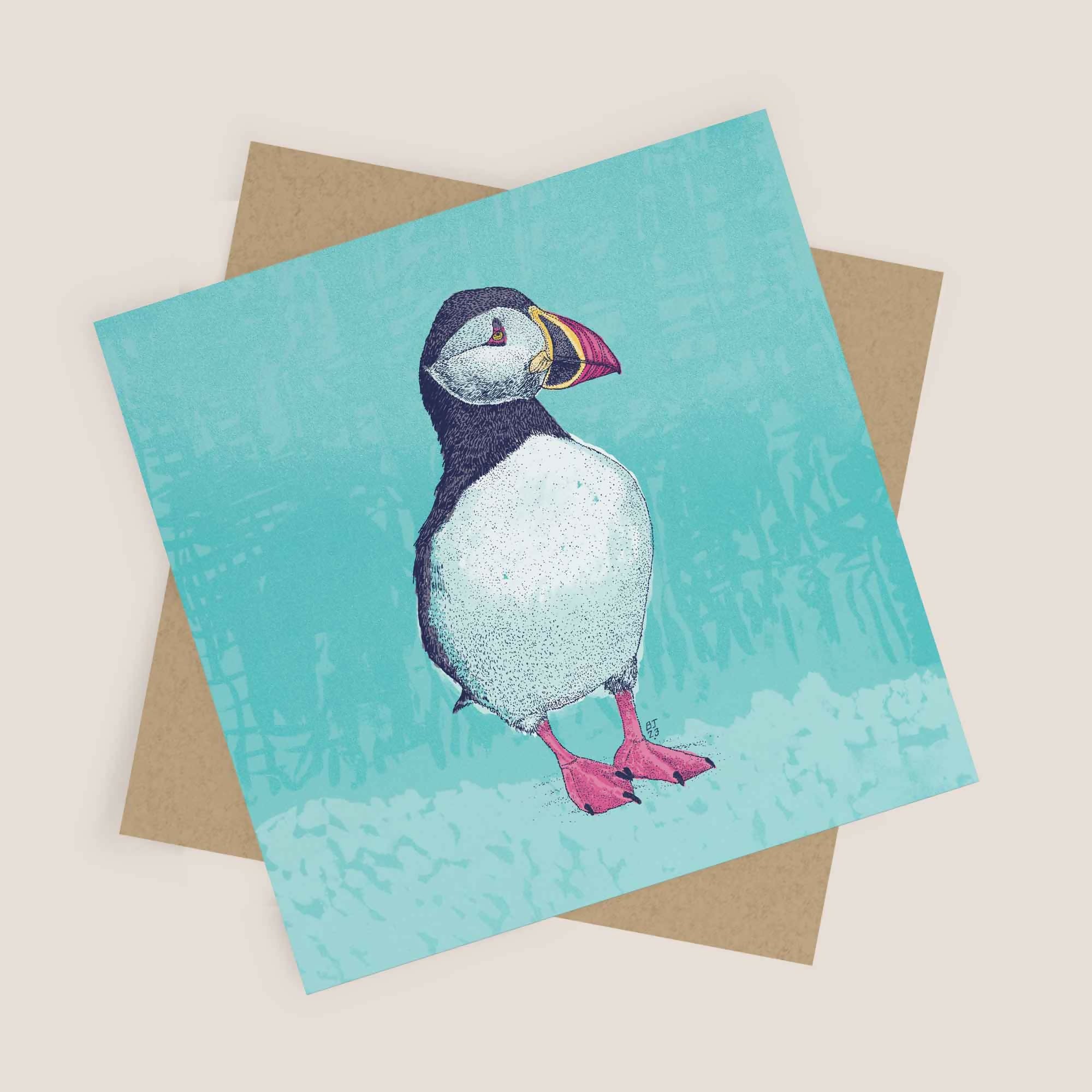 Puffin Greeting Card