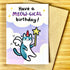 A6 Meowgical Cat Birthday Card
