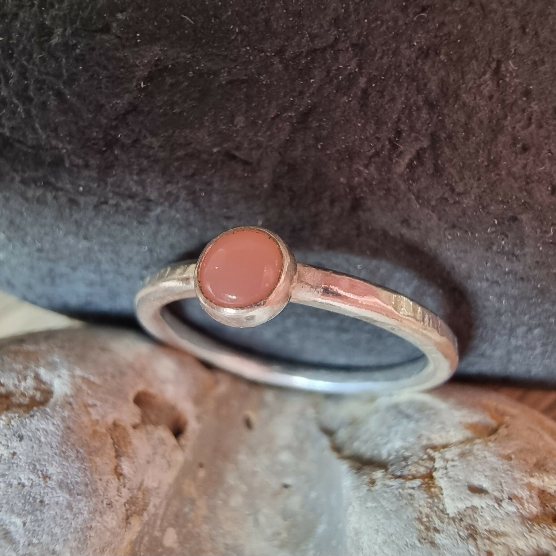Pink Opal Ring size I