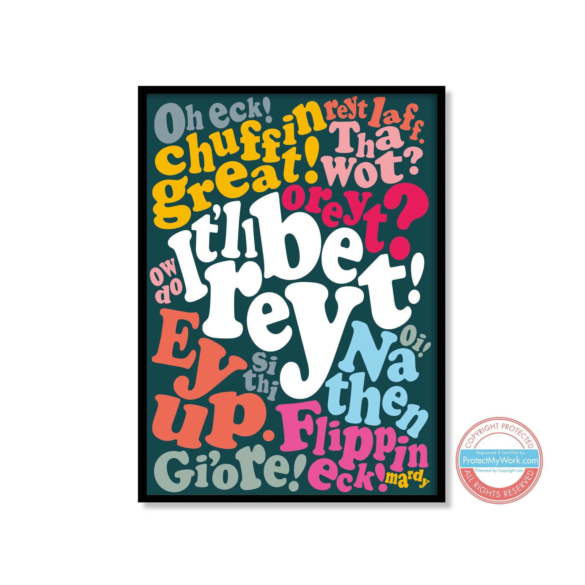 Multiple Sayings Print Wall Art