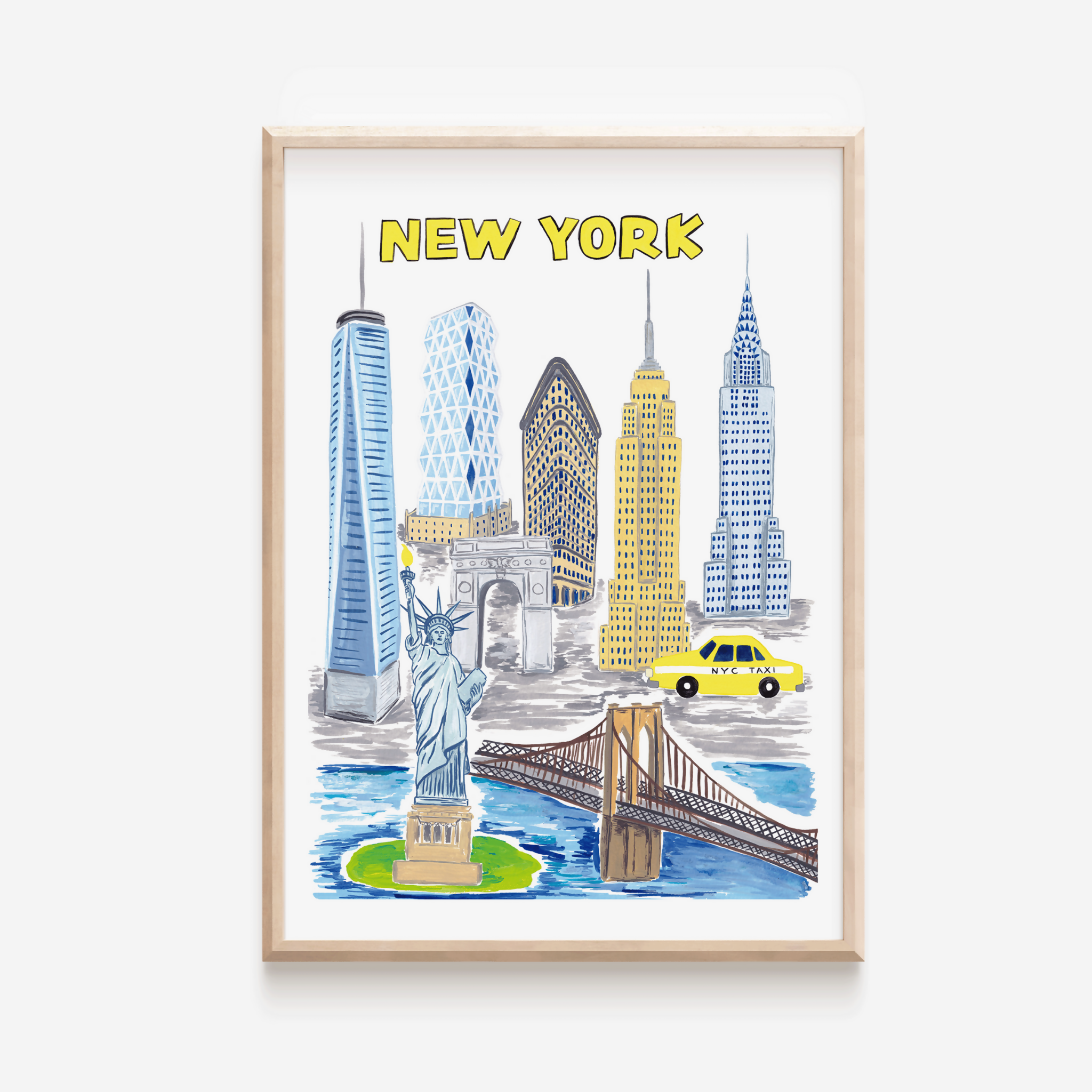 New York Skyline Print