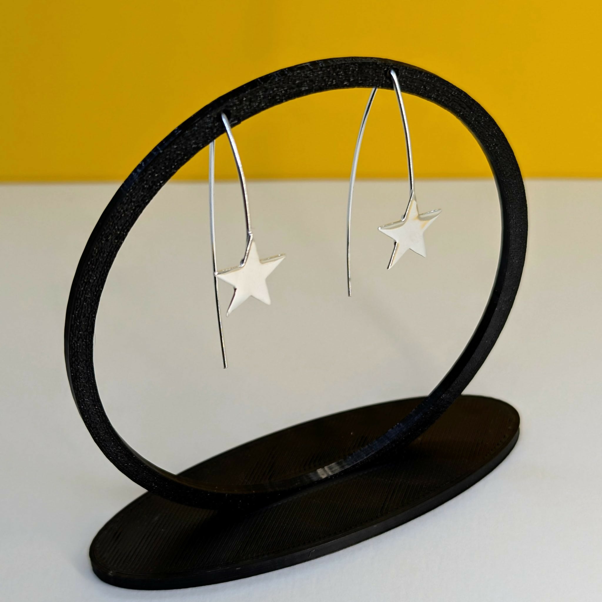 Shooting Star’ Sterling Silver Star Threader Earring