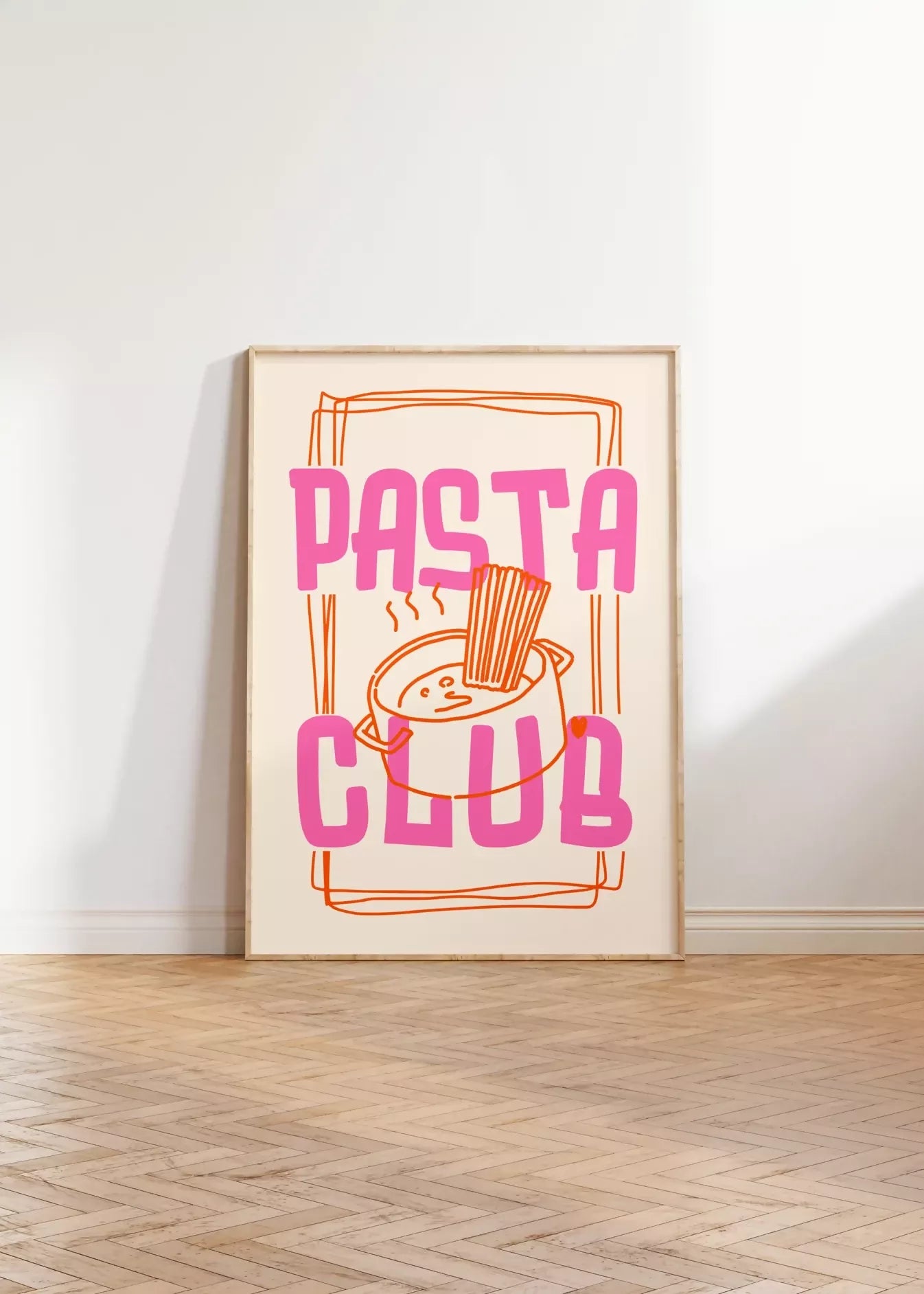 PASTA CLUB WALL ART PRINT