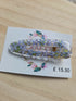 Stainless Steel Real Forget Me Not Hair Clips