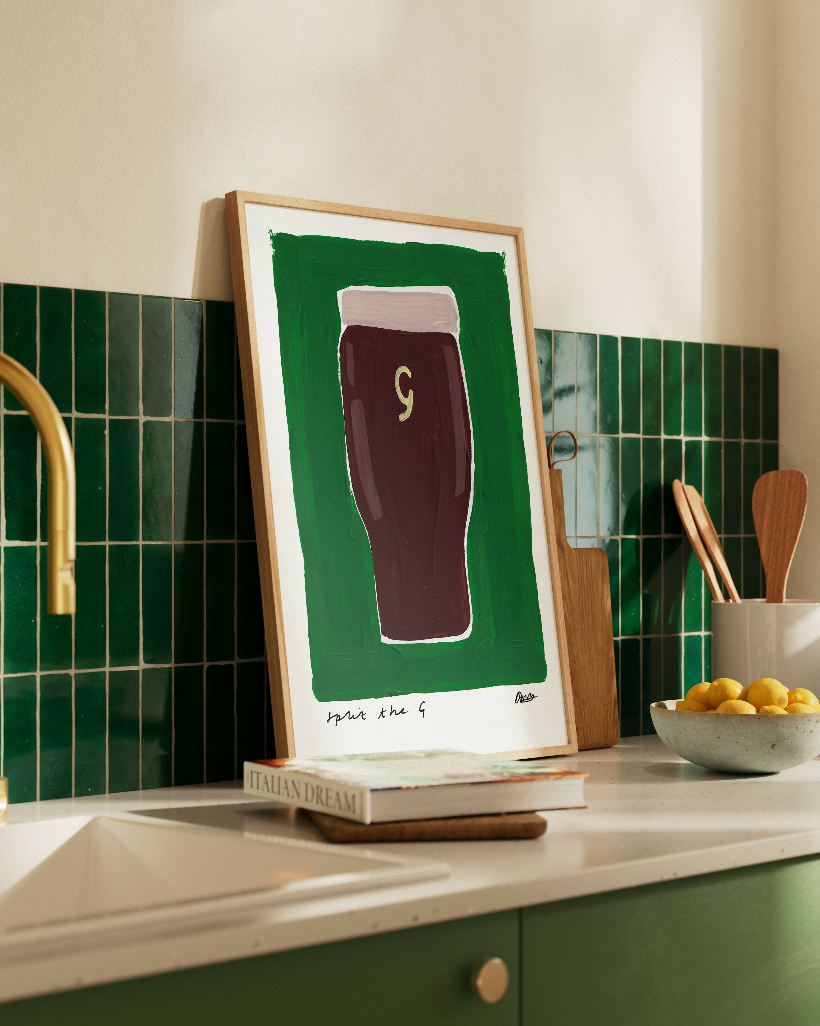 Split the G Art Print