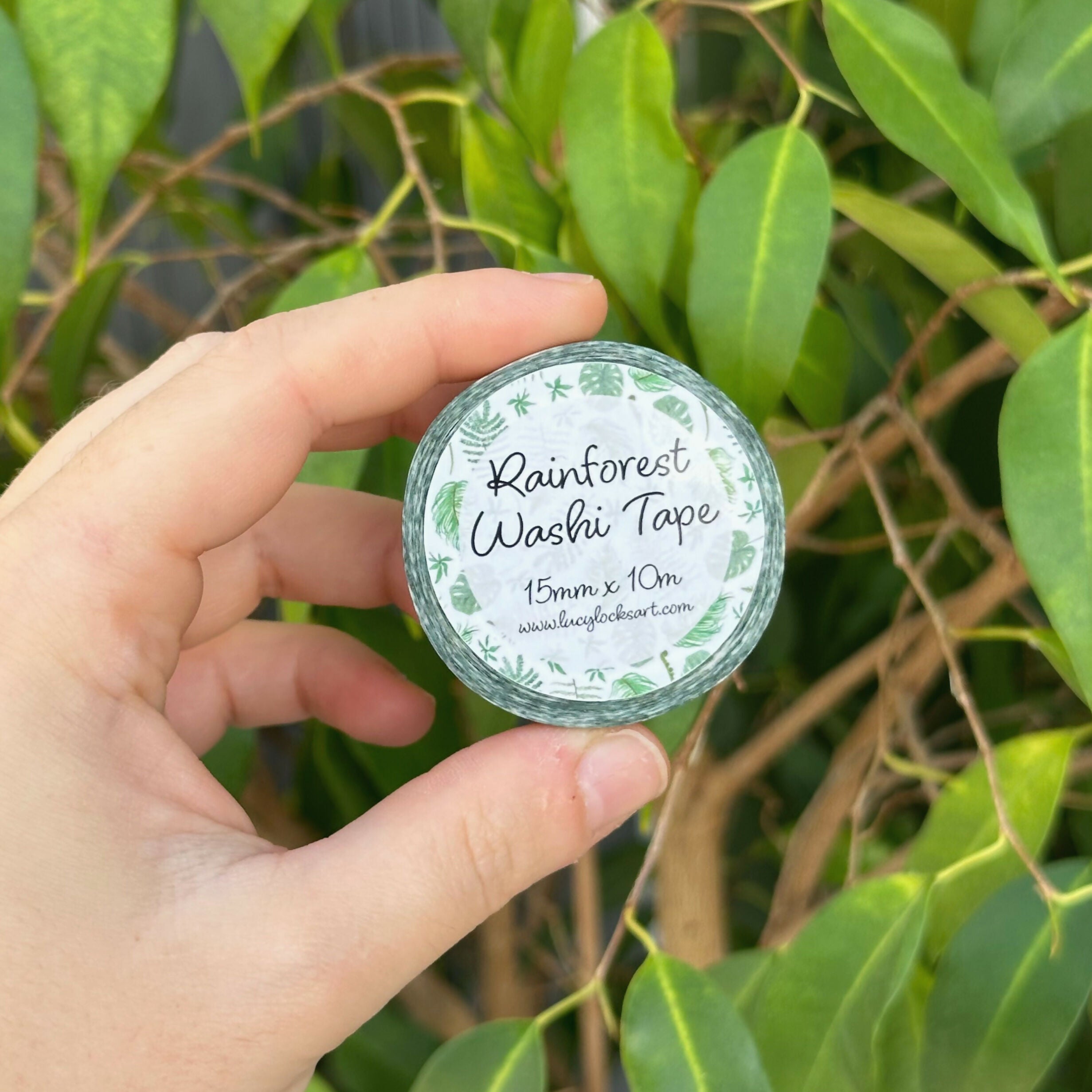 Rainforest Leaves Washi Tape