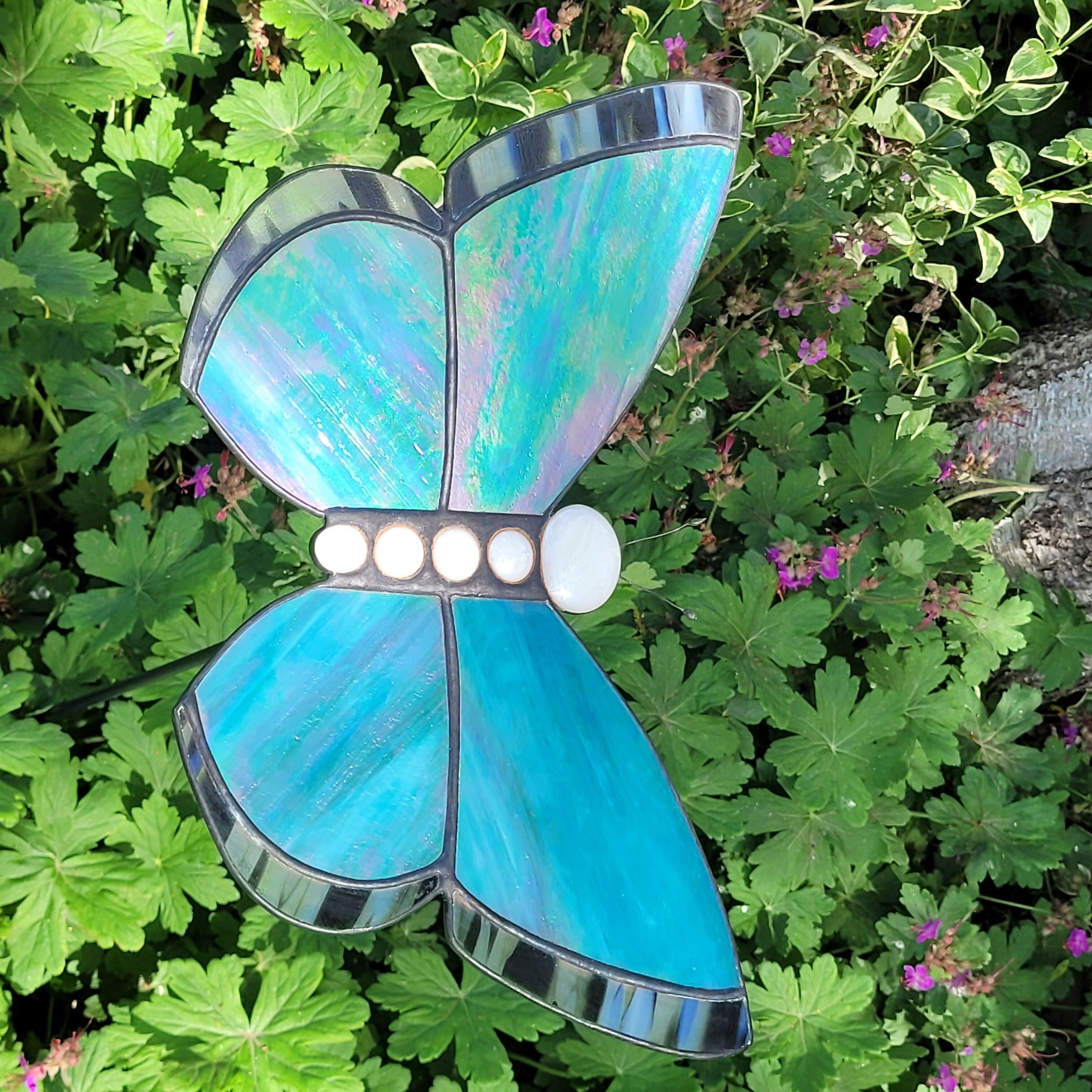 Garden Stake Butterfly Holly Blue (Large)