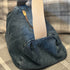 Unique Handcrafted Lined Denim Barrel Bag Handbag Made From Upcycled Jeans
