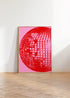DISCO BALL WALL ART PRINT