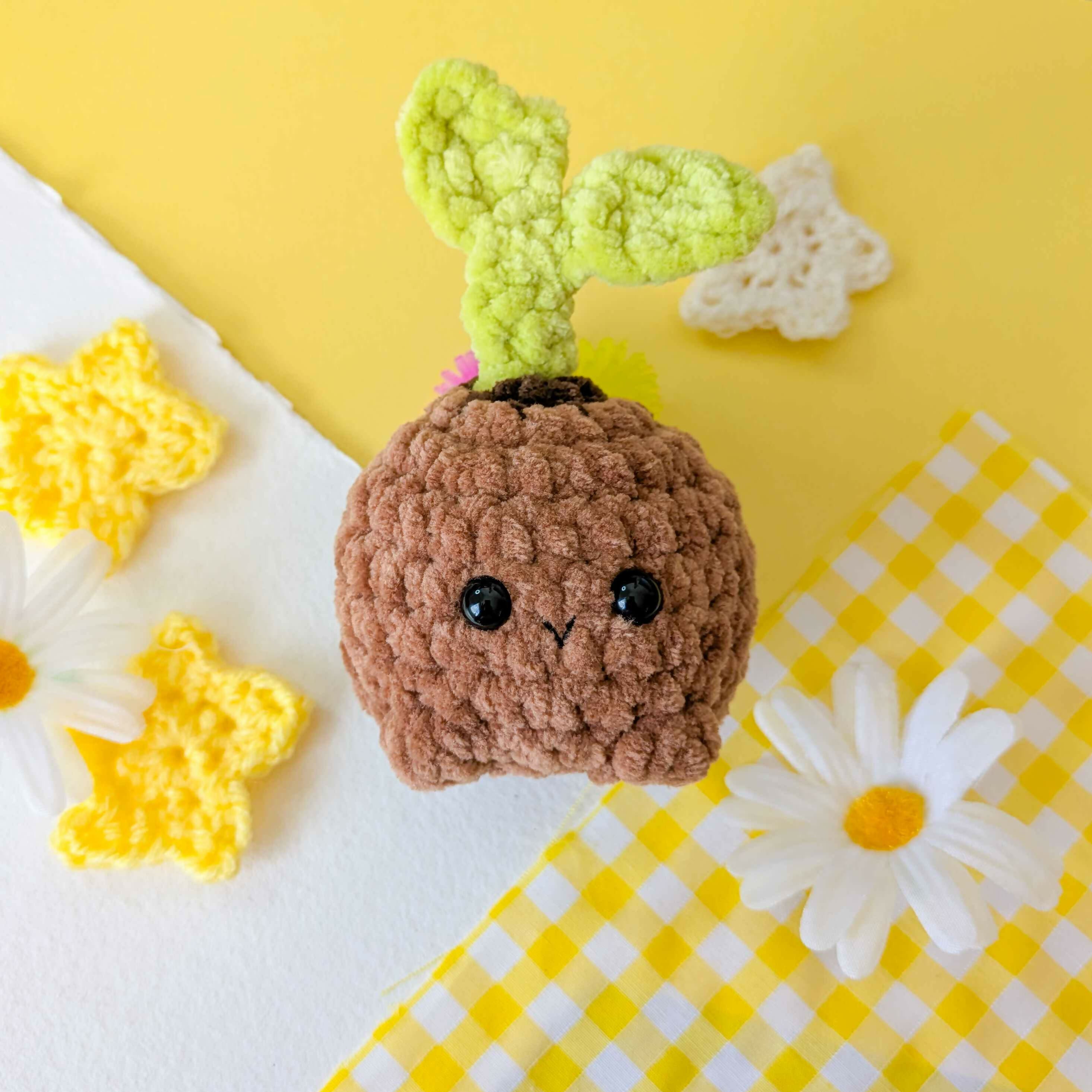 Sophie the Sprout - Pudding Pal - Crochet Plushie