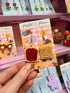 PB and J earrings