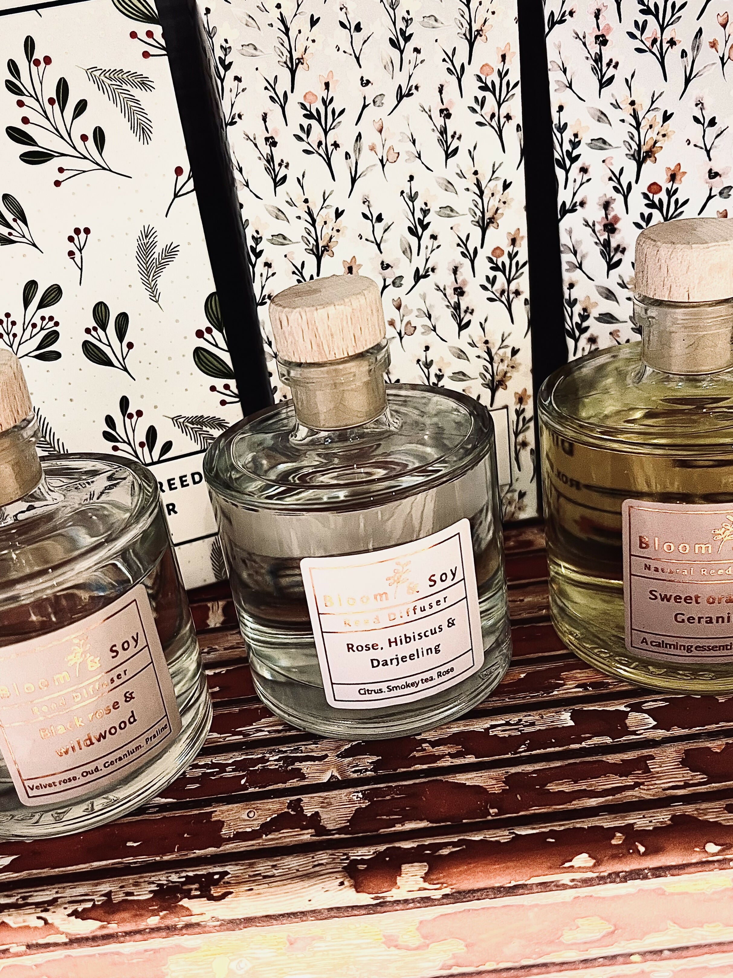 CLEAR GLASS REED DIFFUSER 100ML