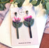 Tulip Flower Polymer Clay Earrings
