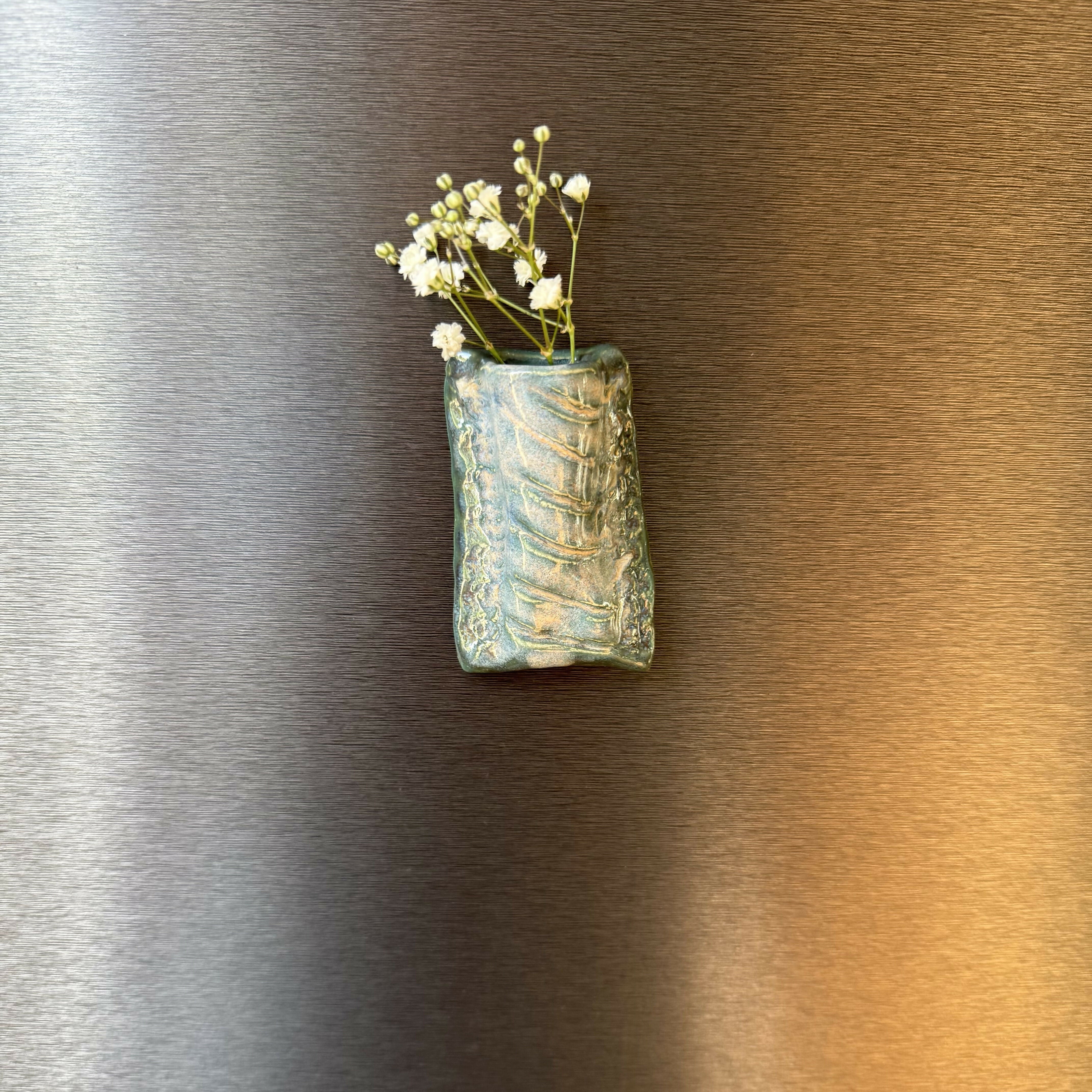 Ceramic Fridge Magnet Vase