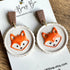 Autumn Polymer Clay Earrings, Dainty Handmade Dangles