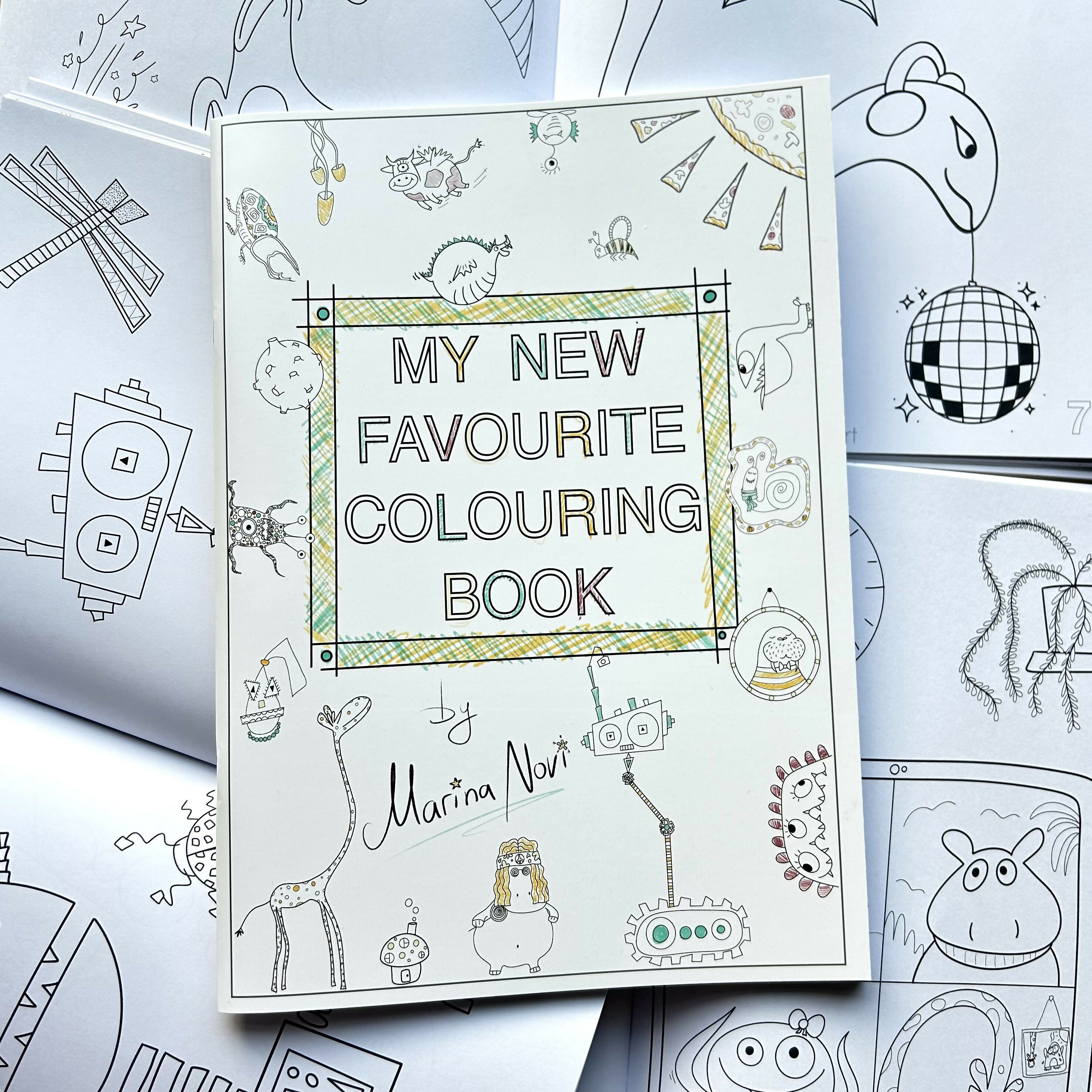 My New Favourite Colouring Book