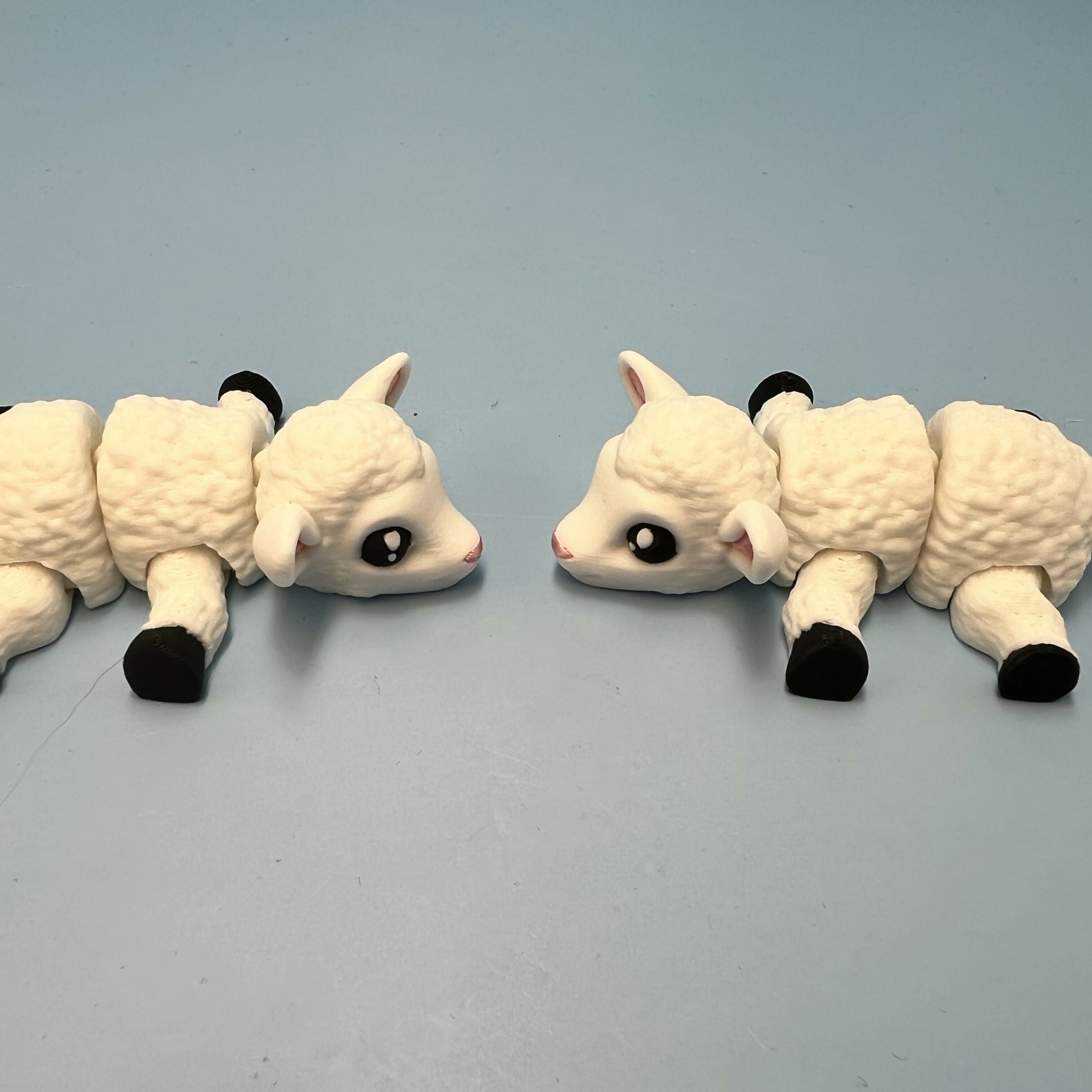 3D Printed SMALL: Articulated Sensory Fidget Animal friends Lamb 7cm