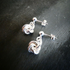 Sterling Silver Rose Earrings