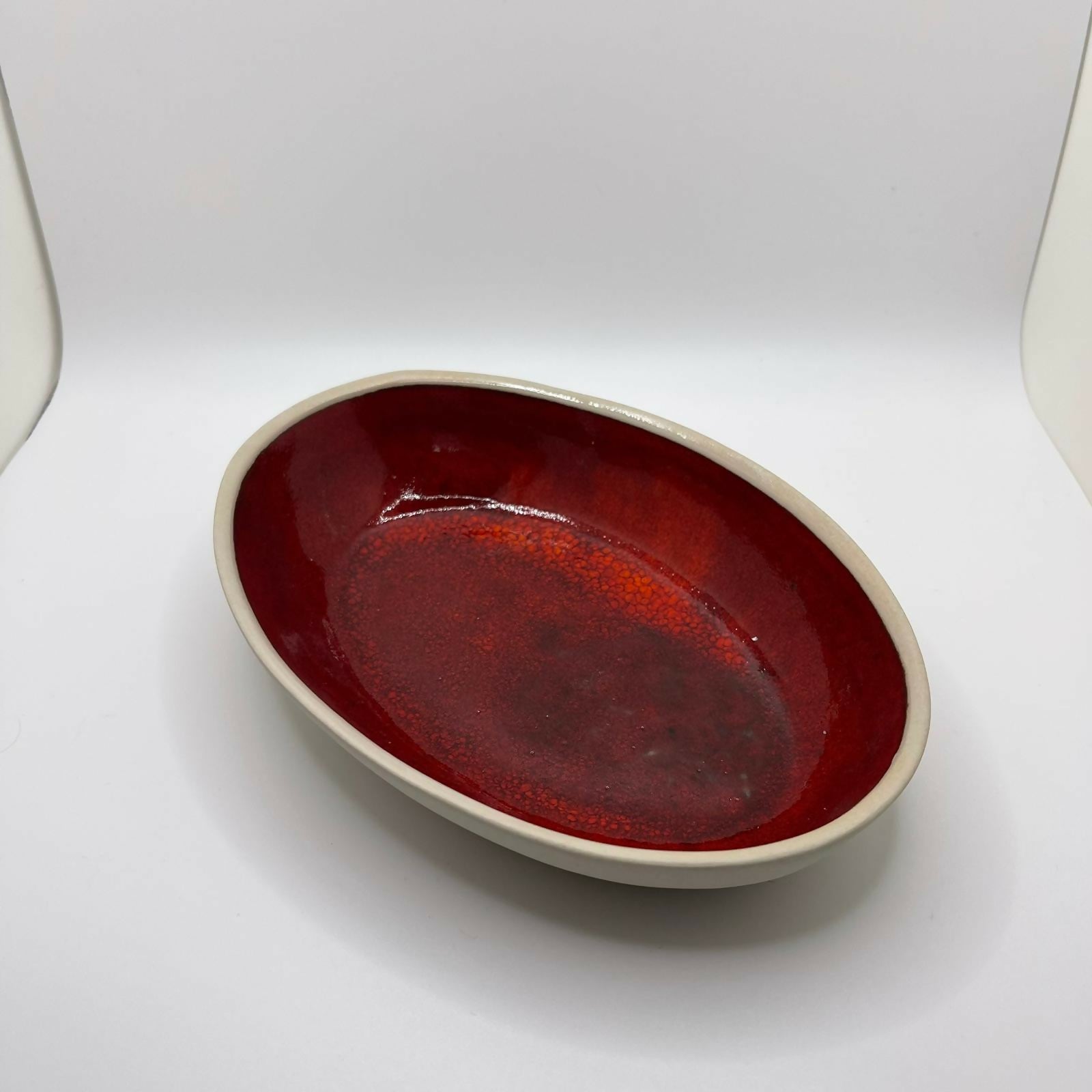 Red Large Trinket Dish