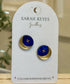 Crescent Moon and Star Disc Studs