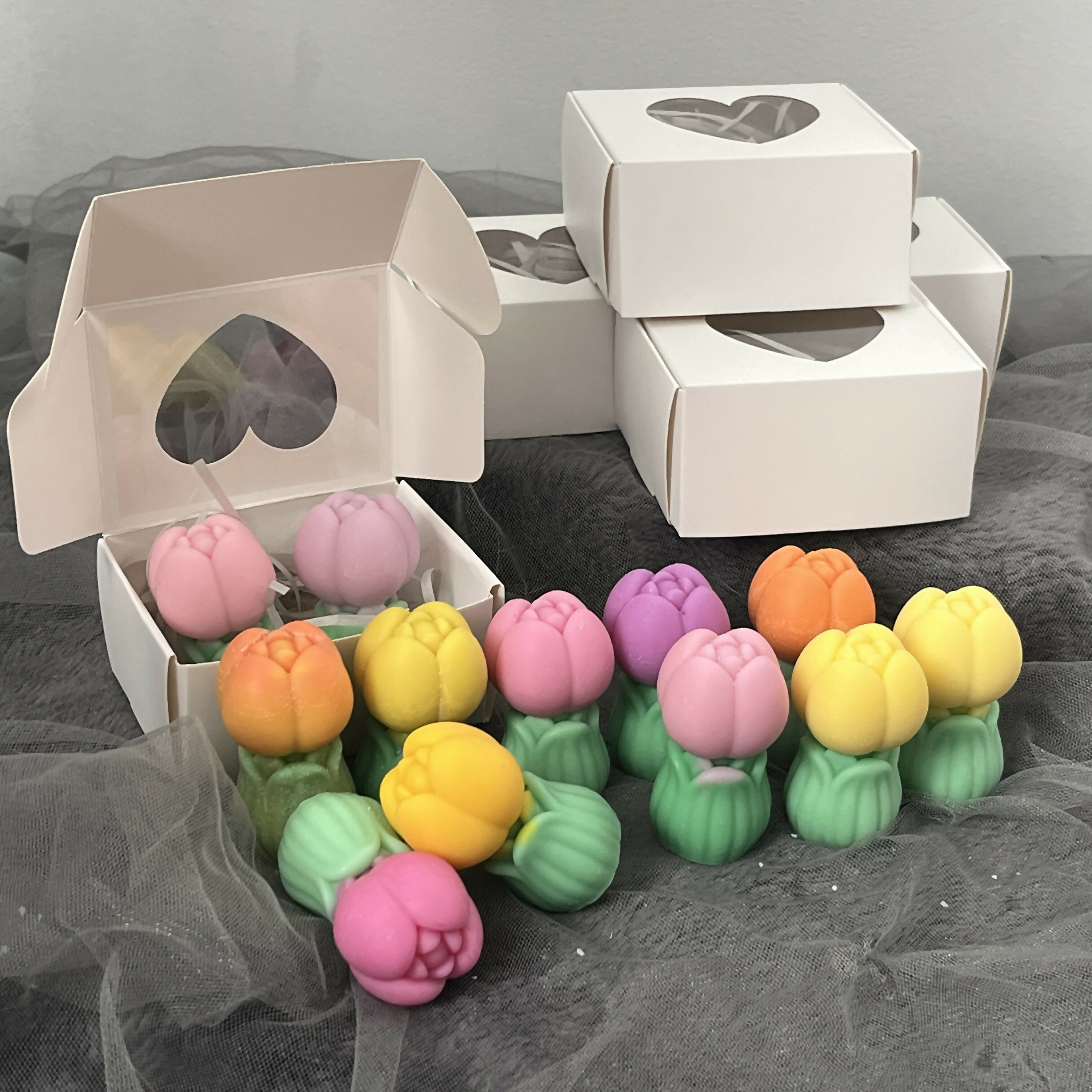 Tulip Wax Melt Gift Box- Pink Jasmine and Orchid