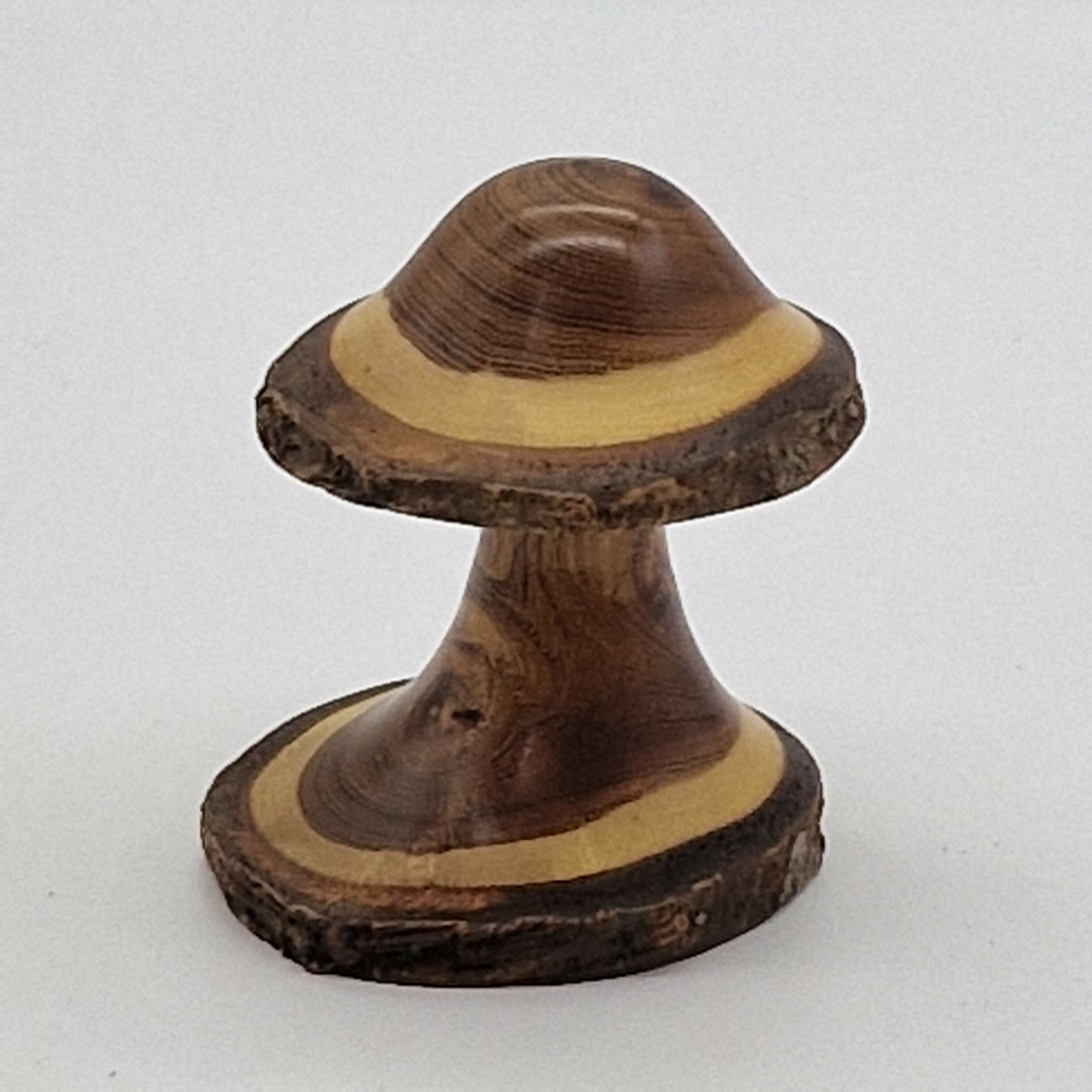 Hand Turned Mushroom made from Laburnum Wood