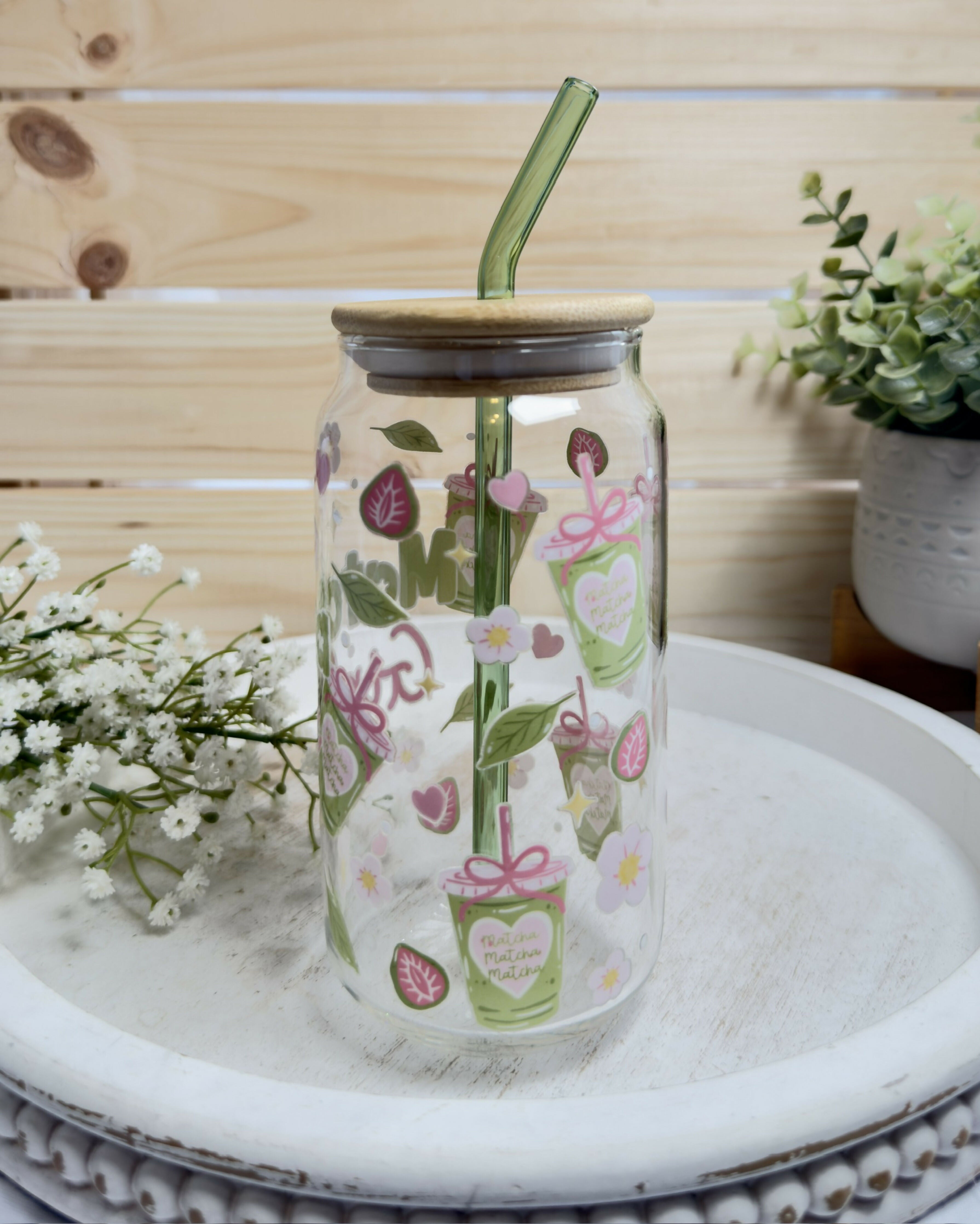 Glass Can Matcha Girly