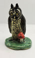 Ceeamic Stygian owl sculpture- Jonny