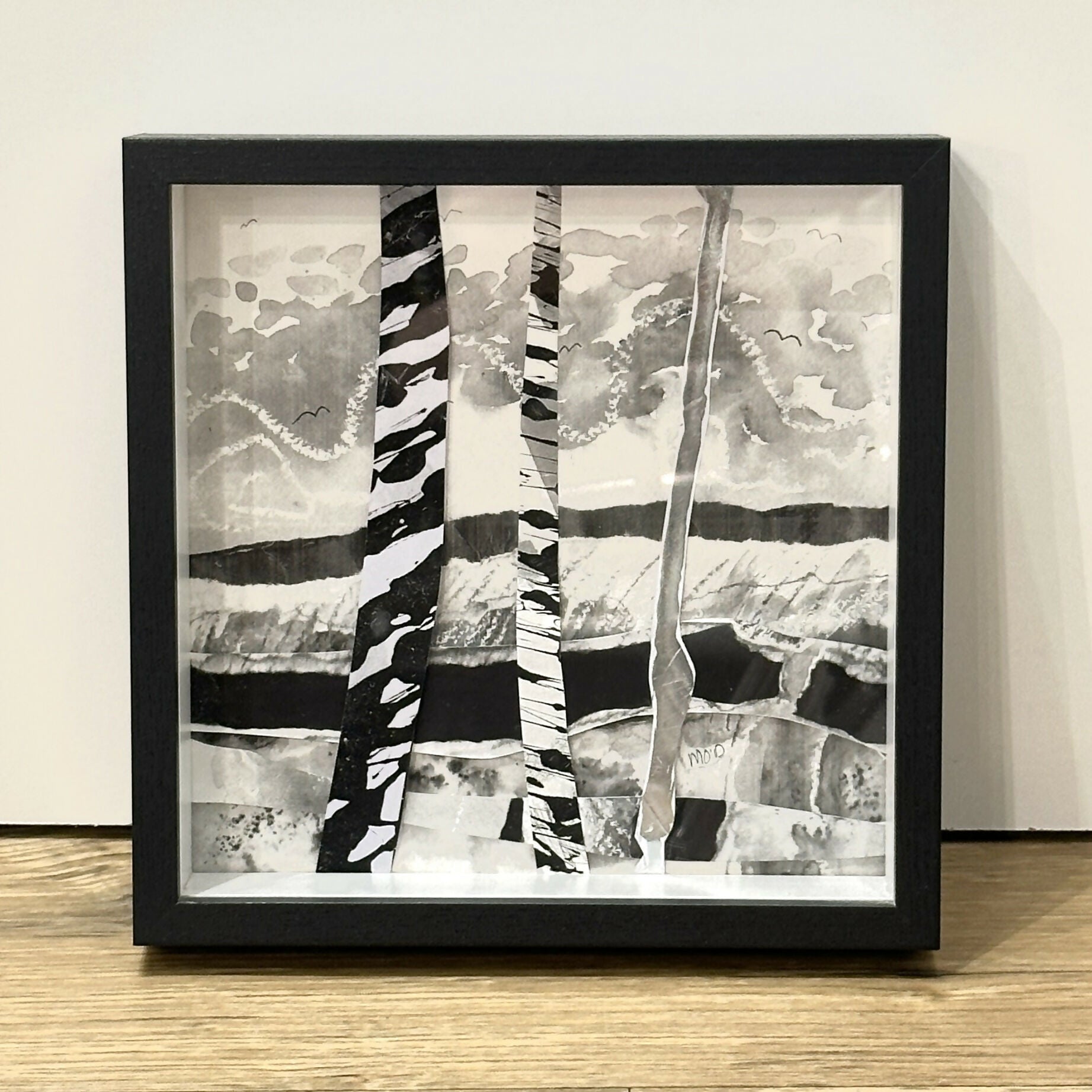 First Light 22cm x 22cm Framed (Black)