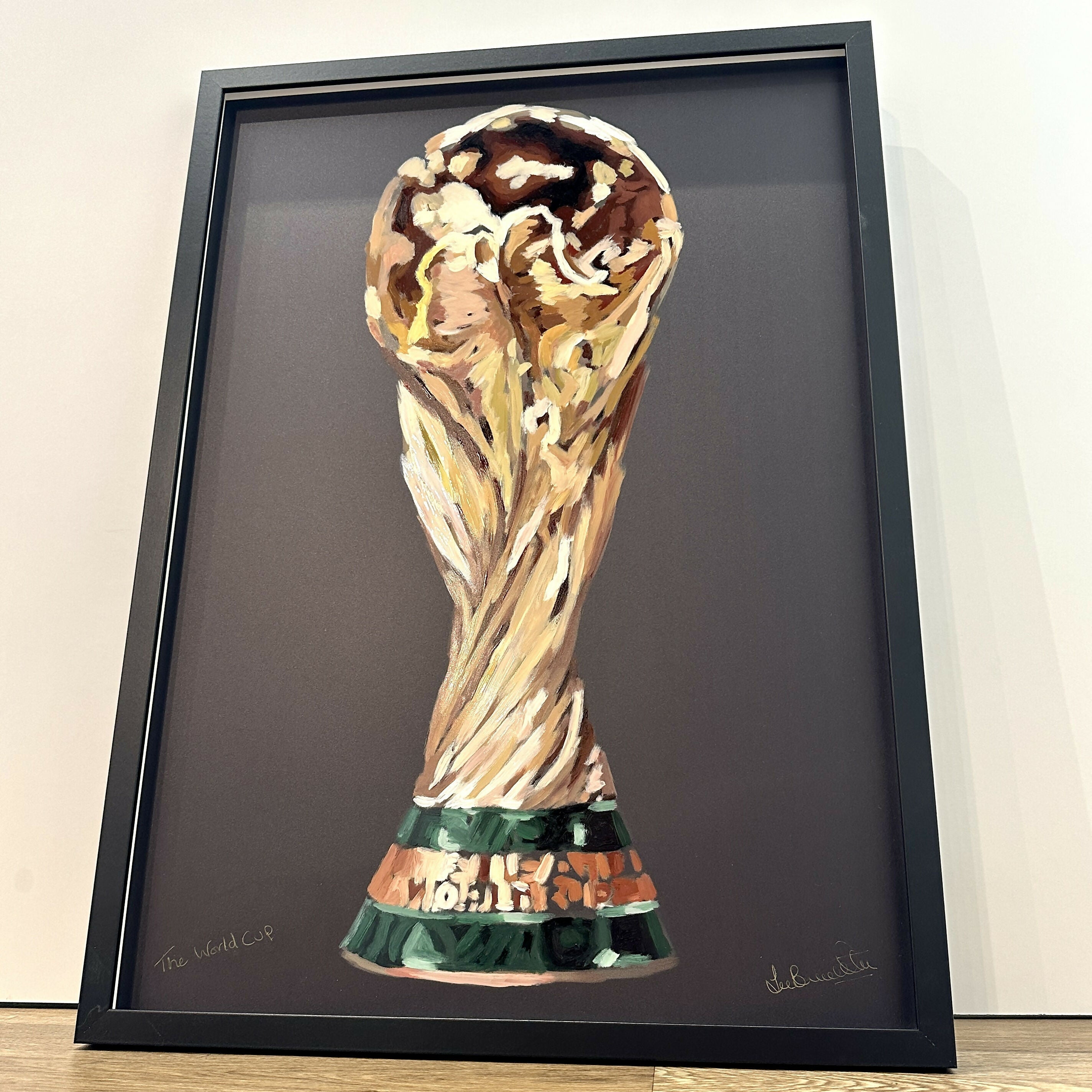 World Cup Original Framed Painting