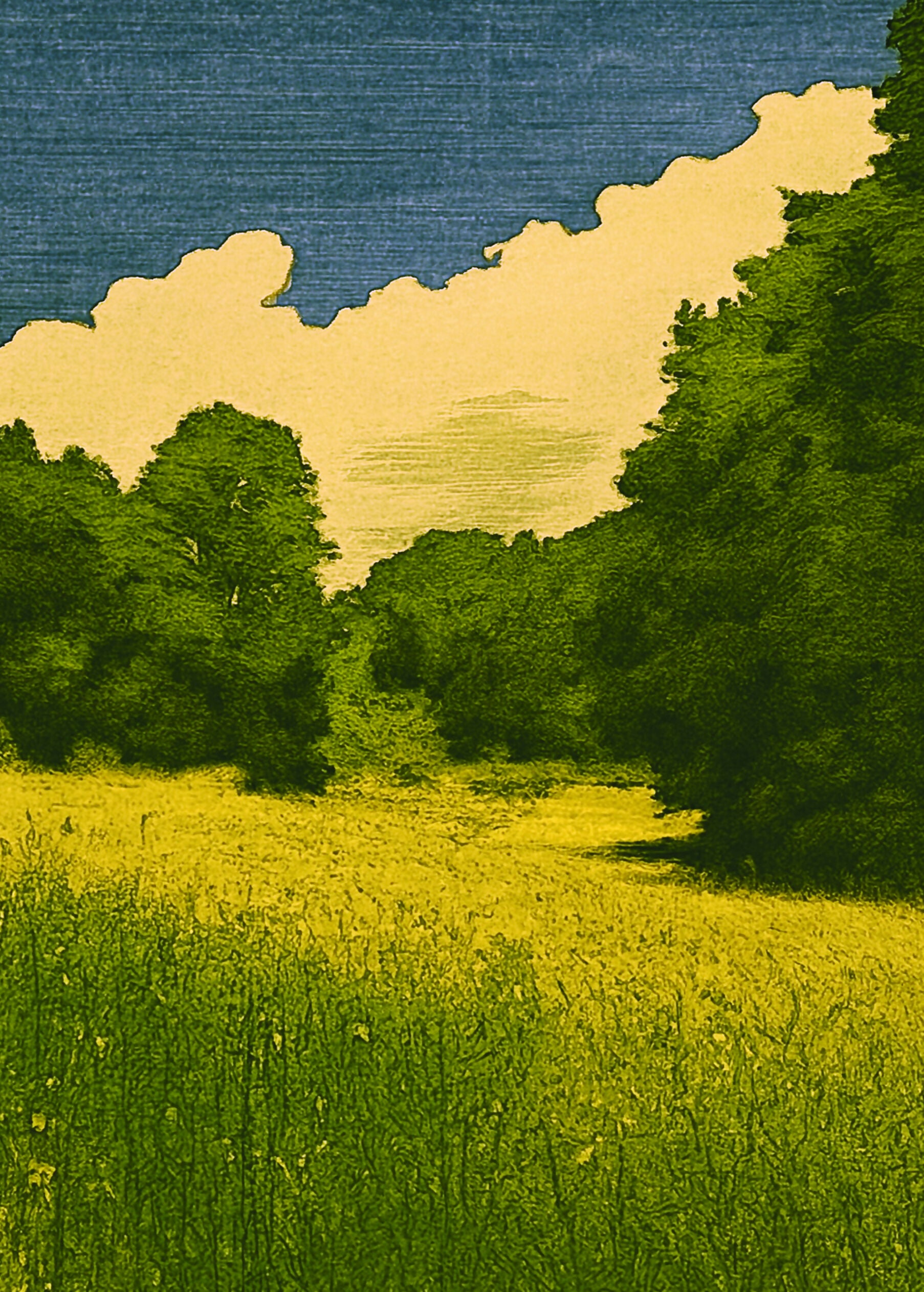 The Summer Meadow Greetings Card
