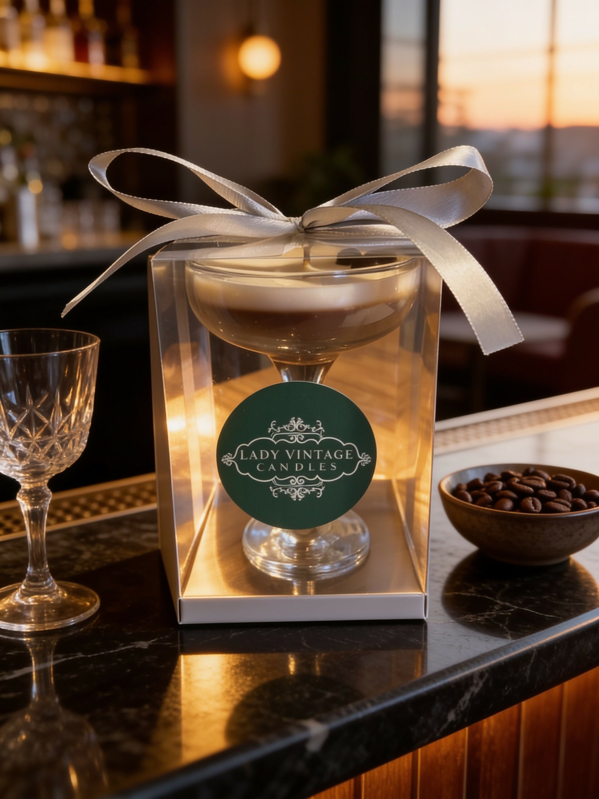 Espresso Martini inspired Candle - Gift Wrapped