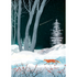 Big and Glossy Follow the Fox A5 Greeting Card