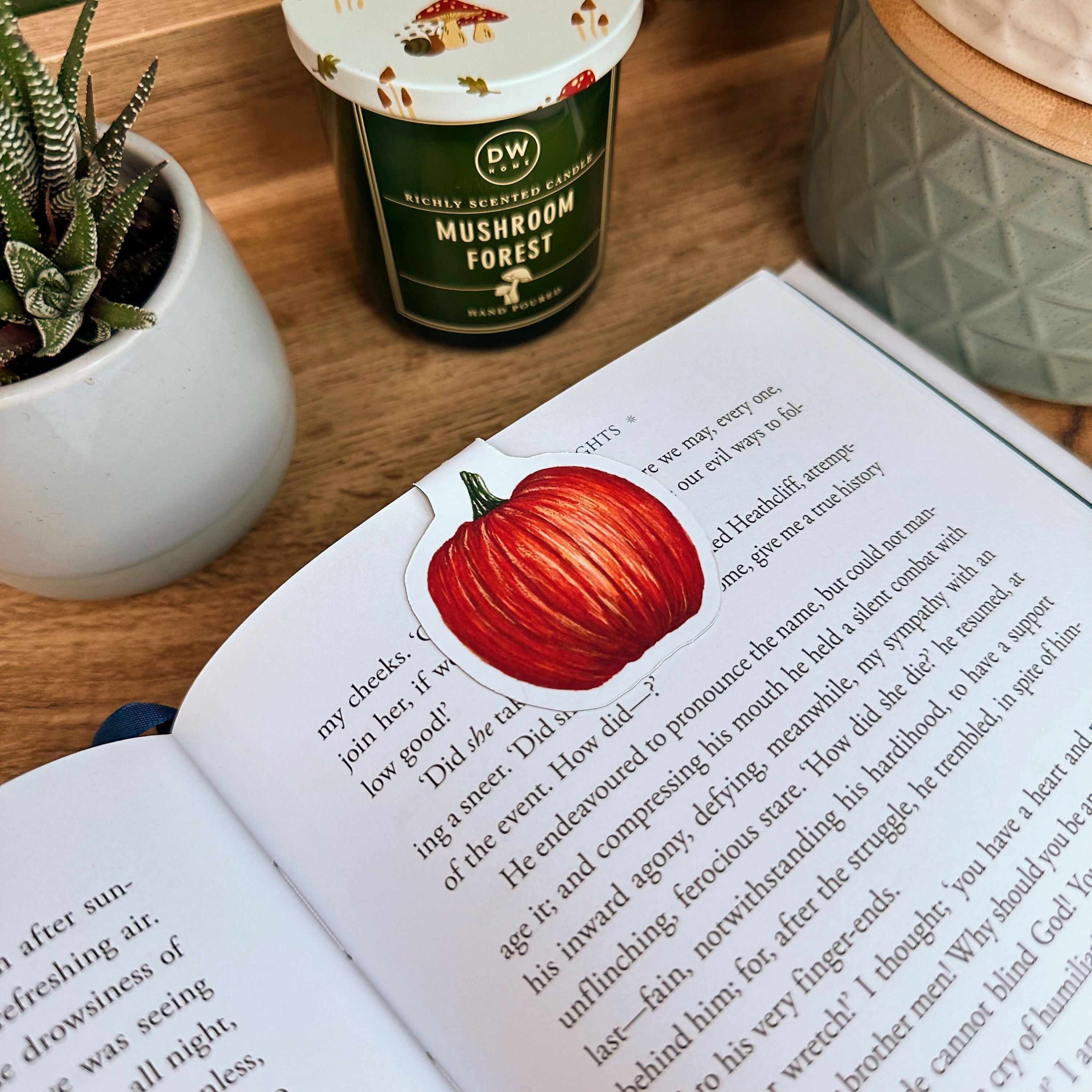 Pumpkin - Matt Magnetic Bookmark