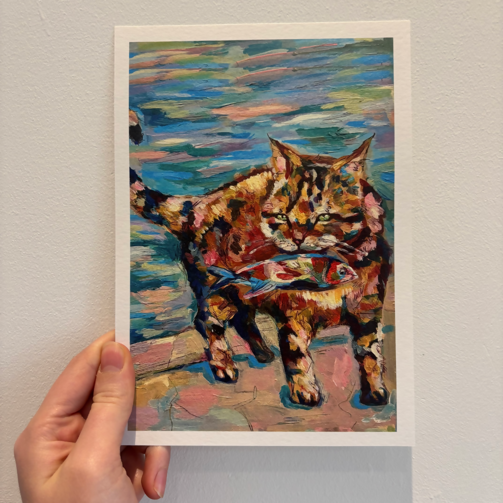 A5 Cat Print