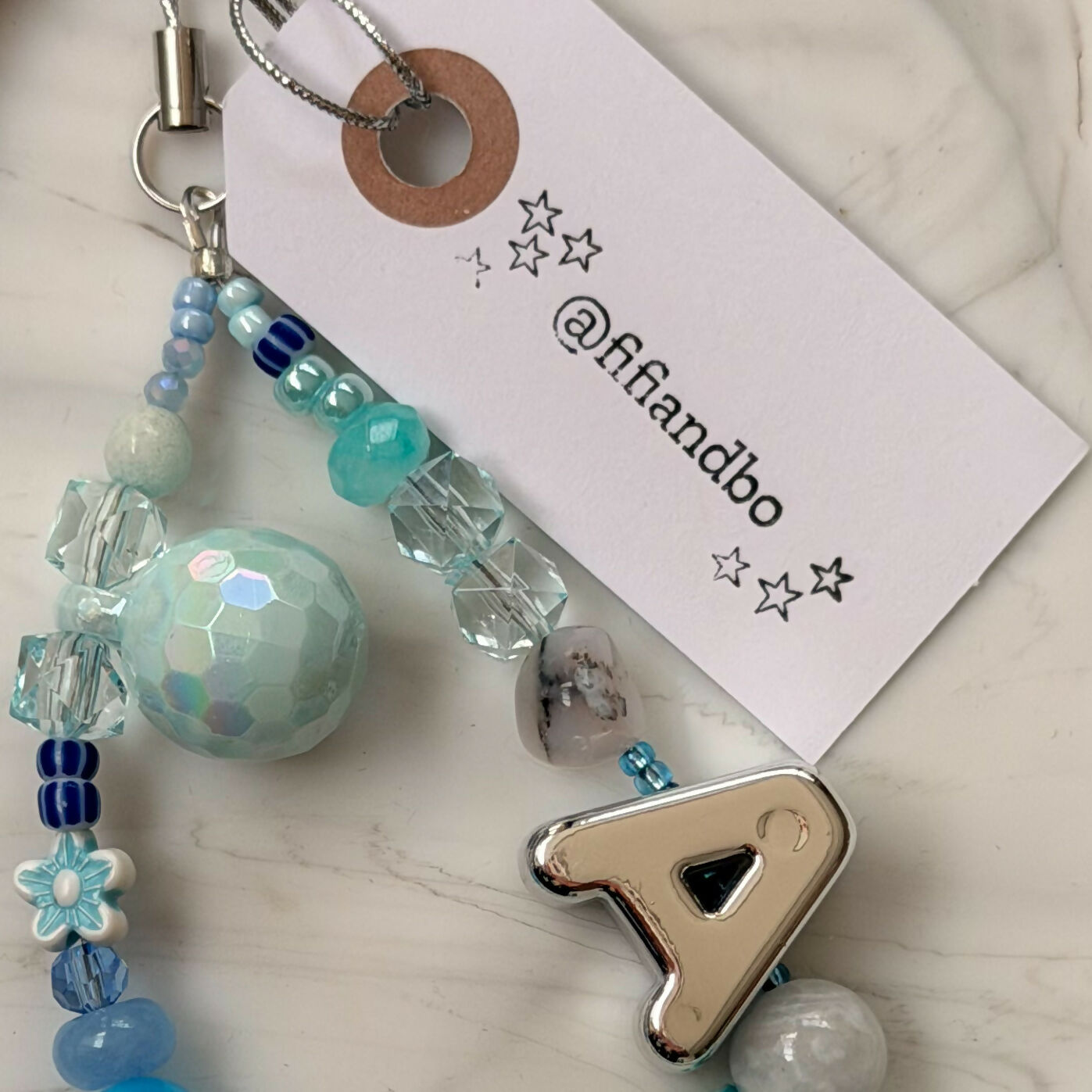 Fifi & Bo Bag Charm Initial A