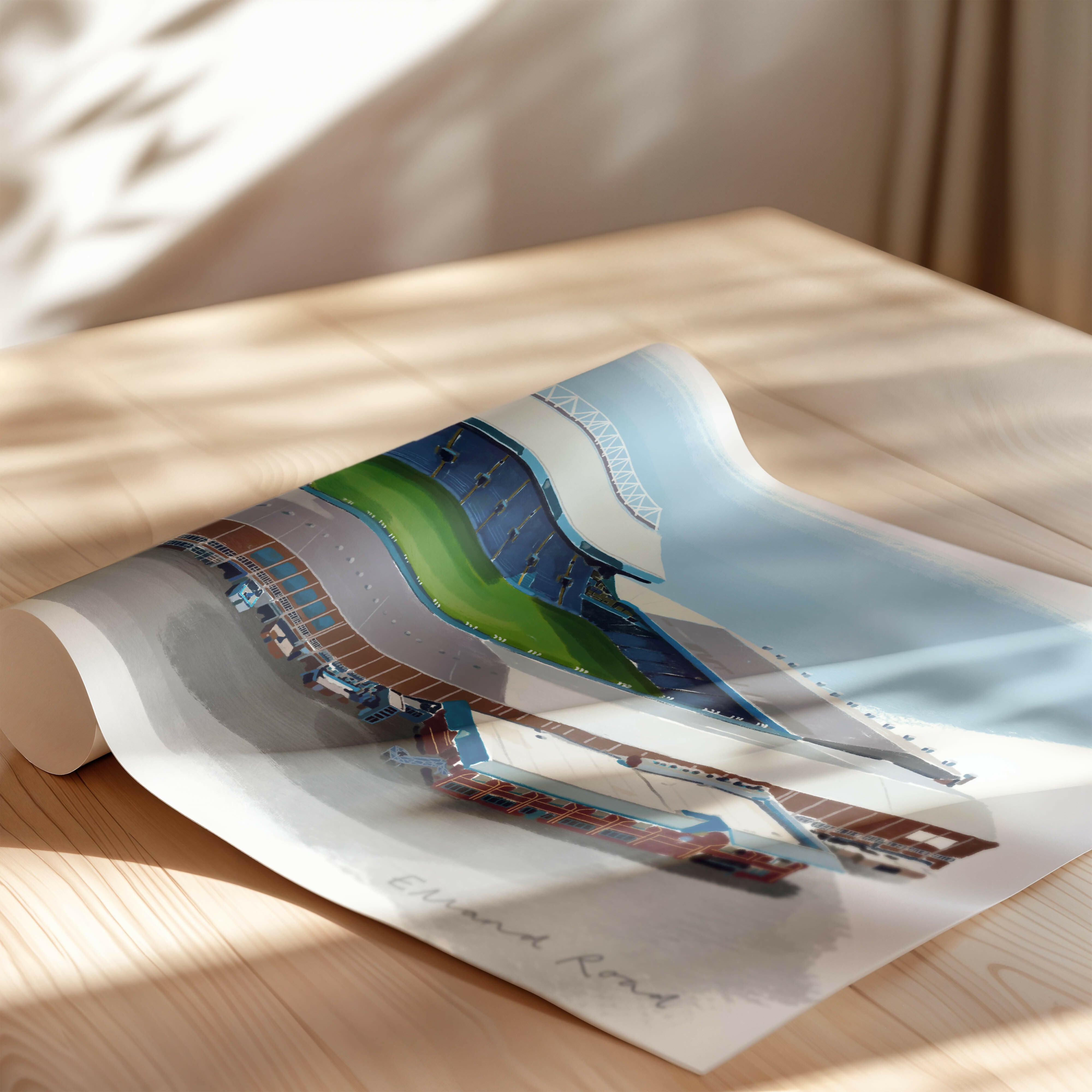 Elland Road Leeds Football Stadium Art Print