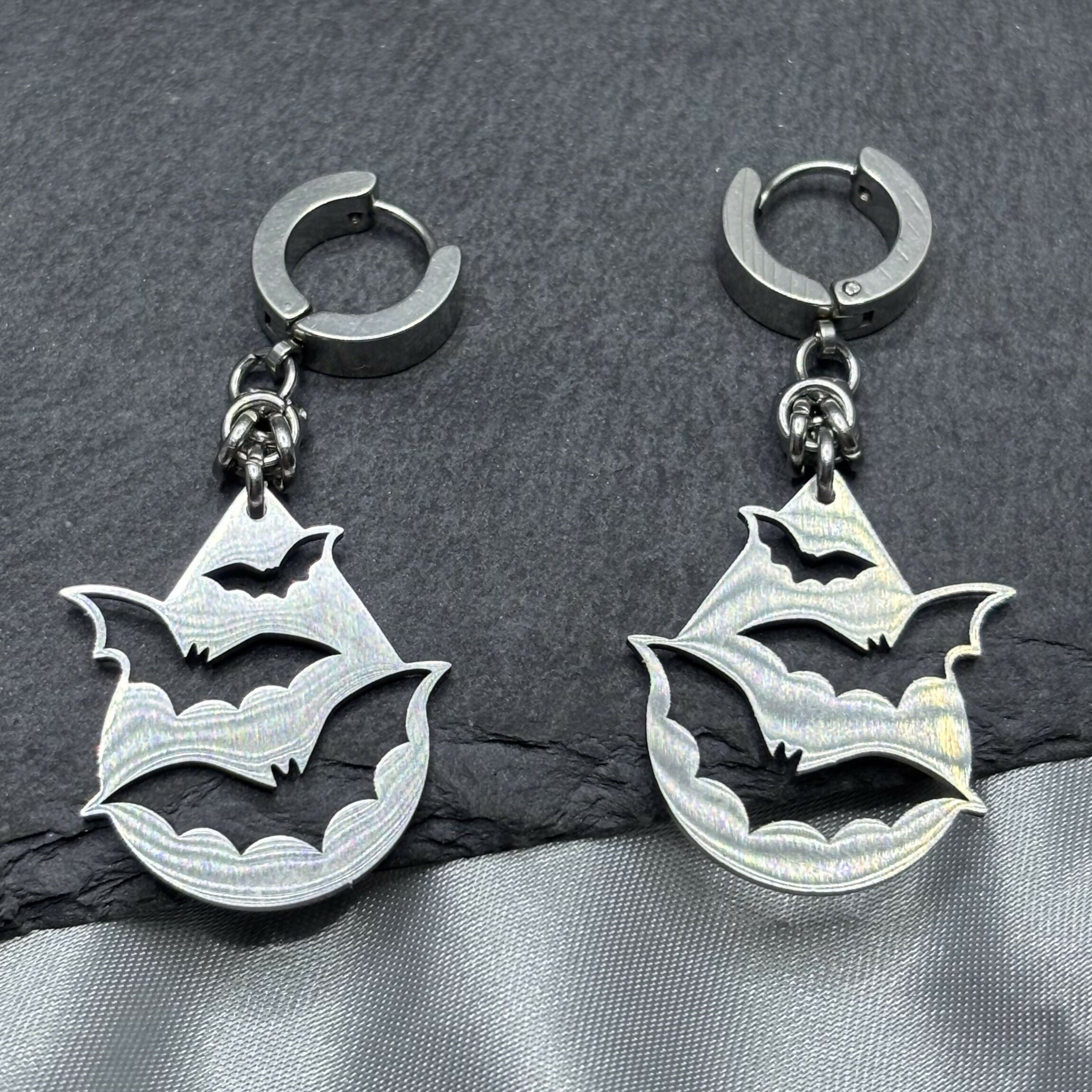 Flying Bats Earrings