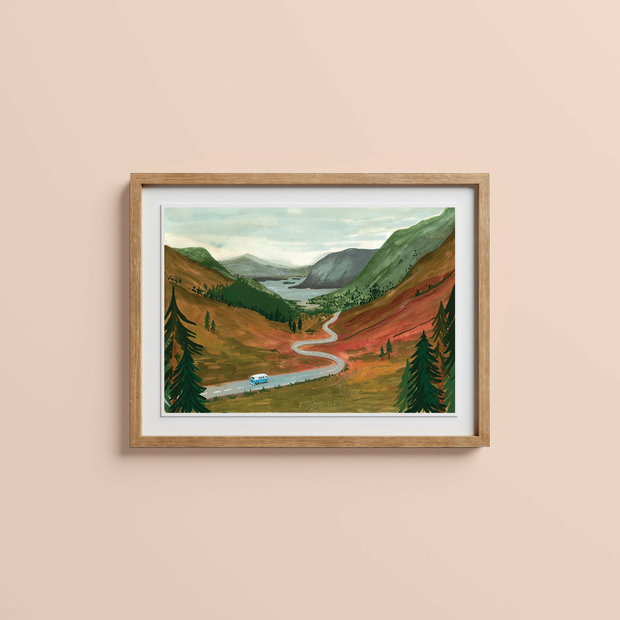 Up The Highlands Art Print