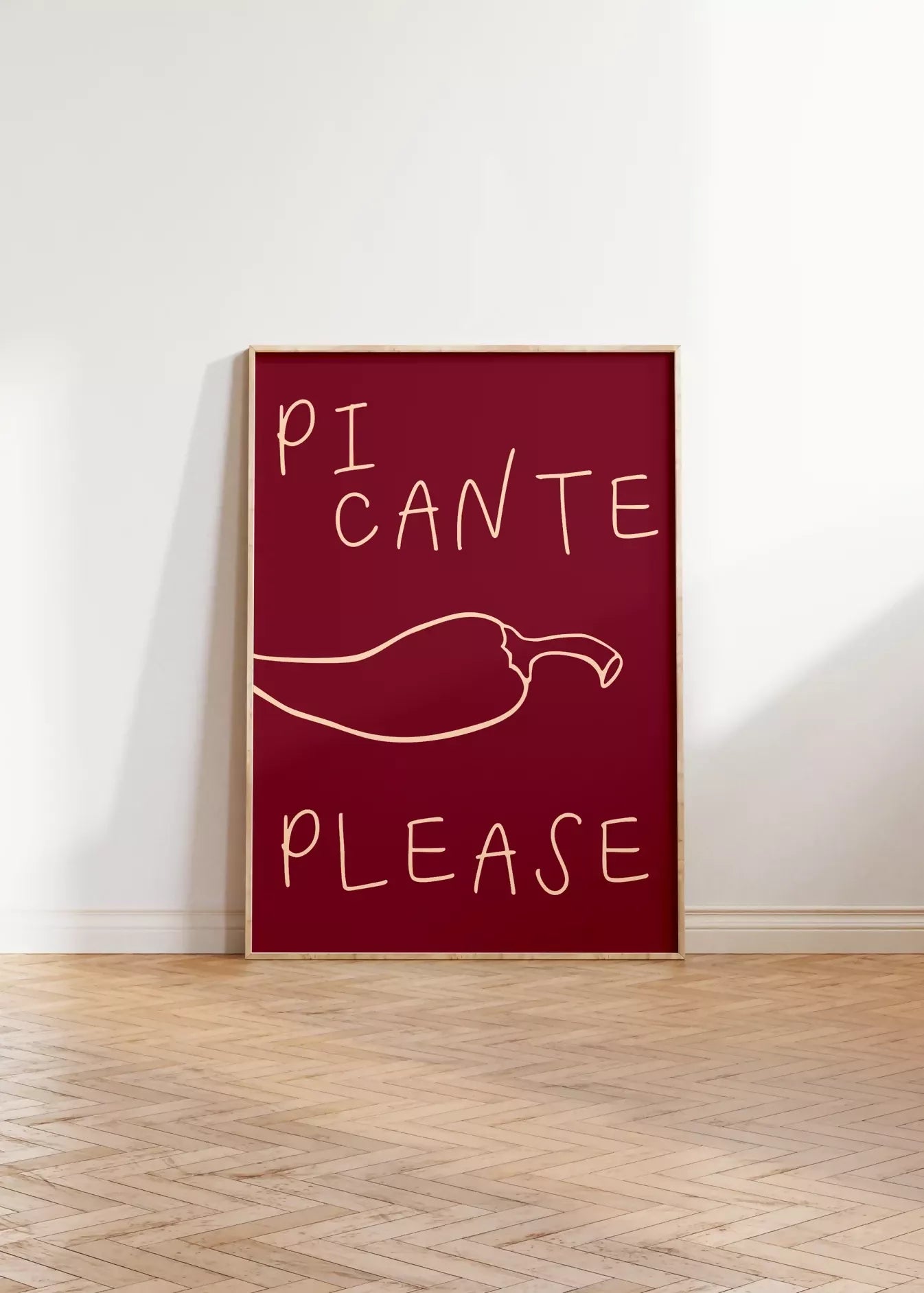 PICANTE PLEASE WALL ART PRINT