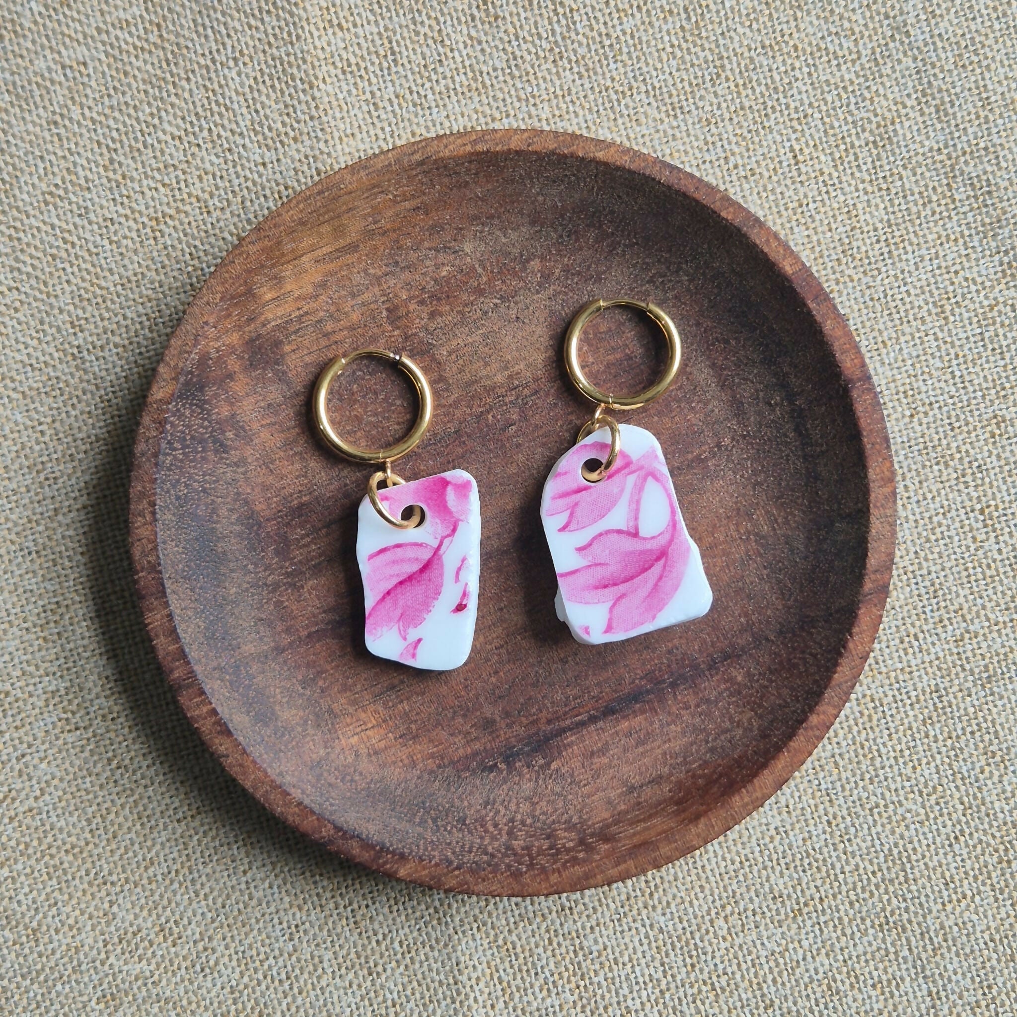 Recycled Ceramic Earring