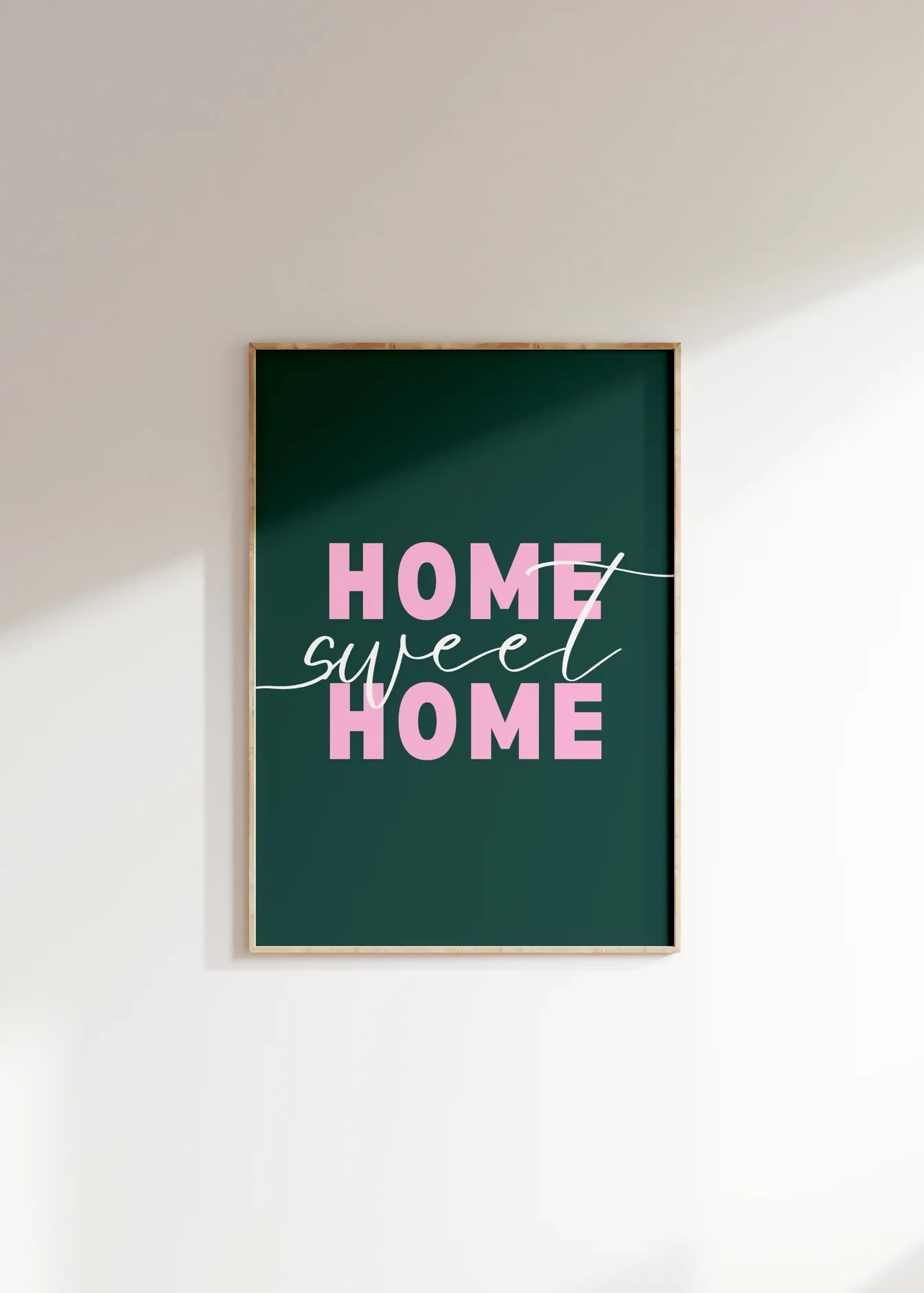 HOME SWEET HOME WALL ART PRINT
