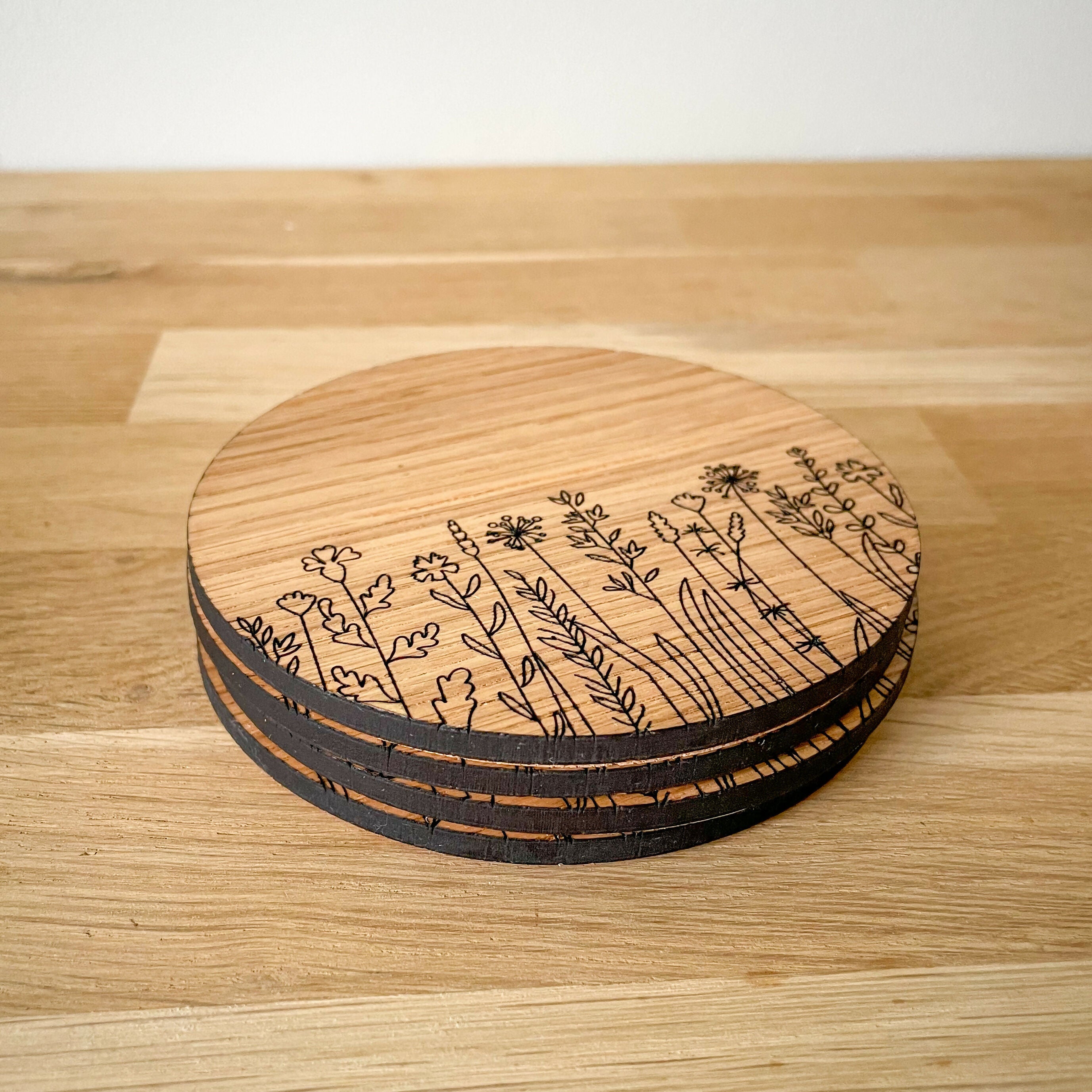 Wildflower Coasters (Set of 4)