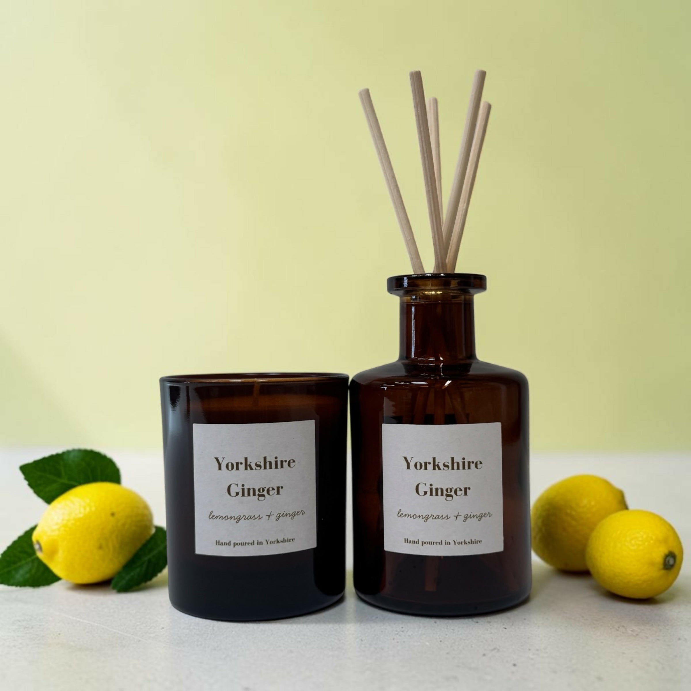 Yorkshire Ginger - Lemongrass and Ginger Candle and Diffuser Set